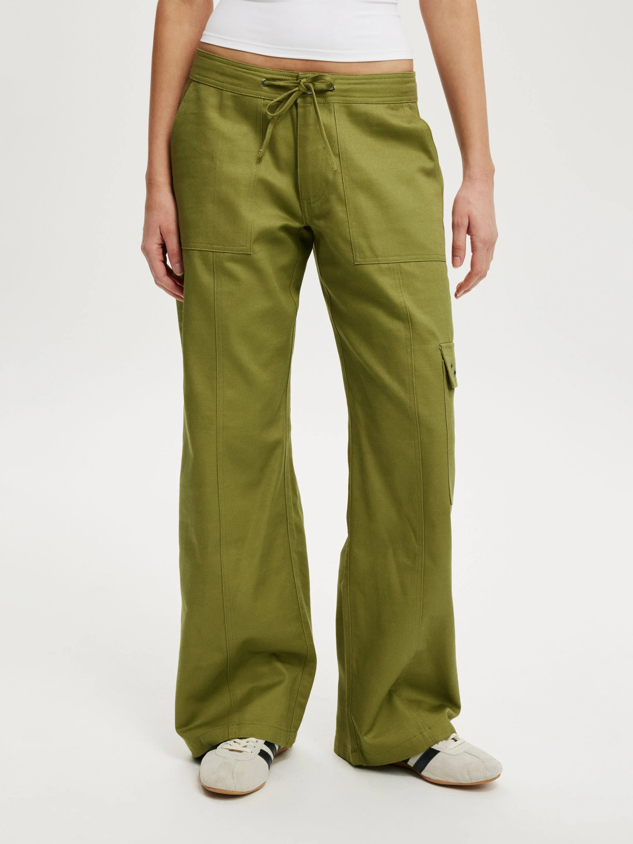 COTTON ON Quần Vải Dài Nữ-Eve Low Rise Cargo Pant