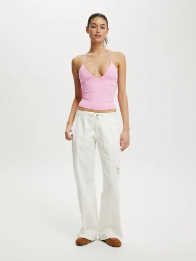 COTTON ON Quần Vải Dài Nữ-Eve Low Rise Cargo Pant