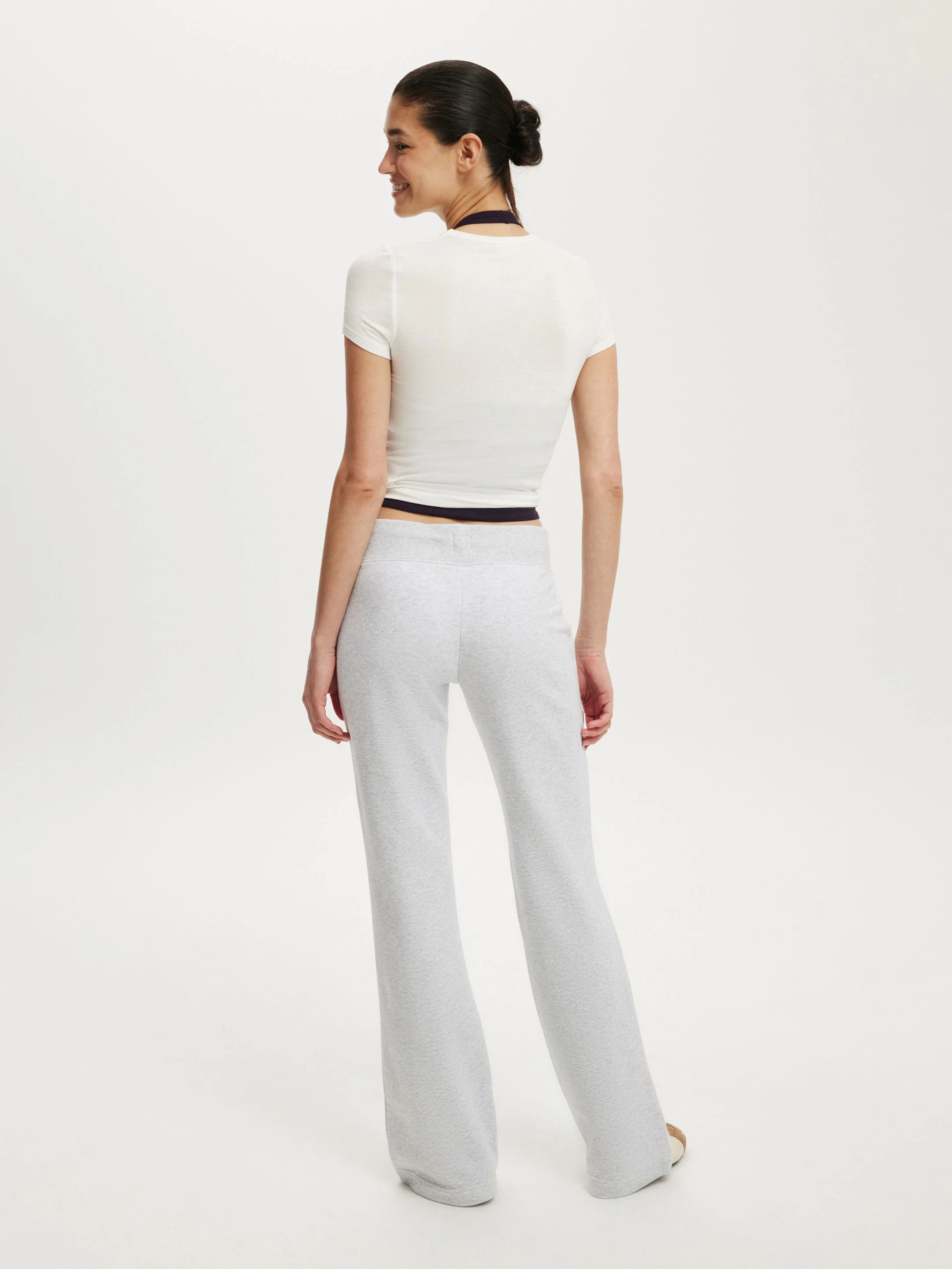 COTTON ON Quần Thun Dài Nữ - Low Rise Bootleg Sweatpant
