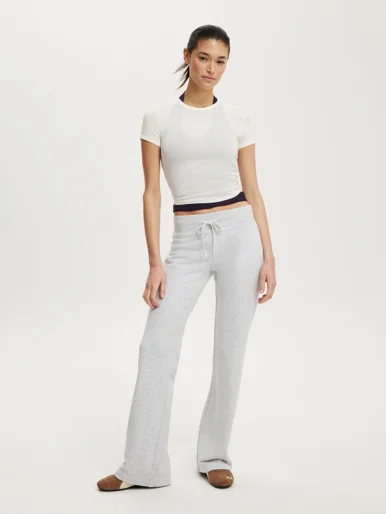 COTTON ON Quần Thun Dài Nữ - Low Rise Bootleg Sweatpant