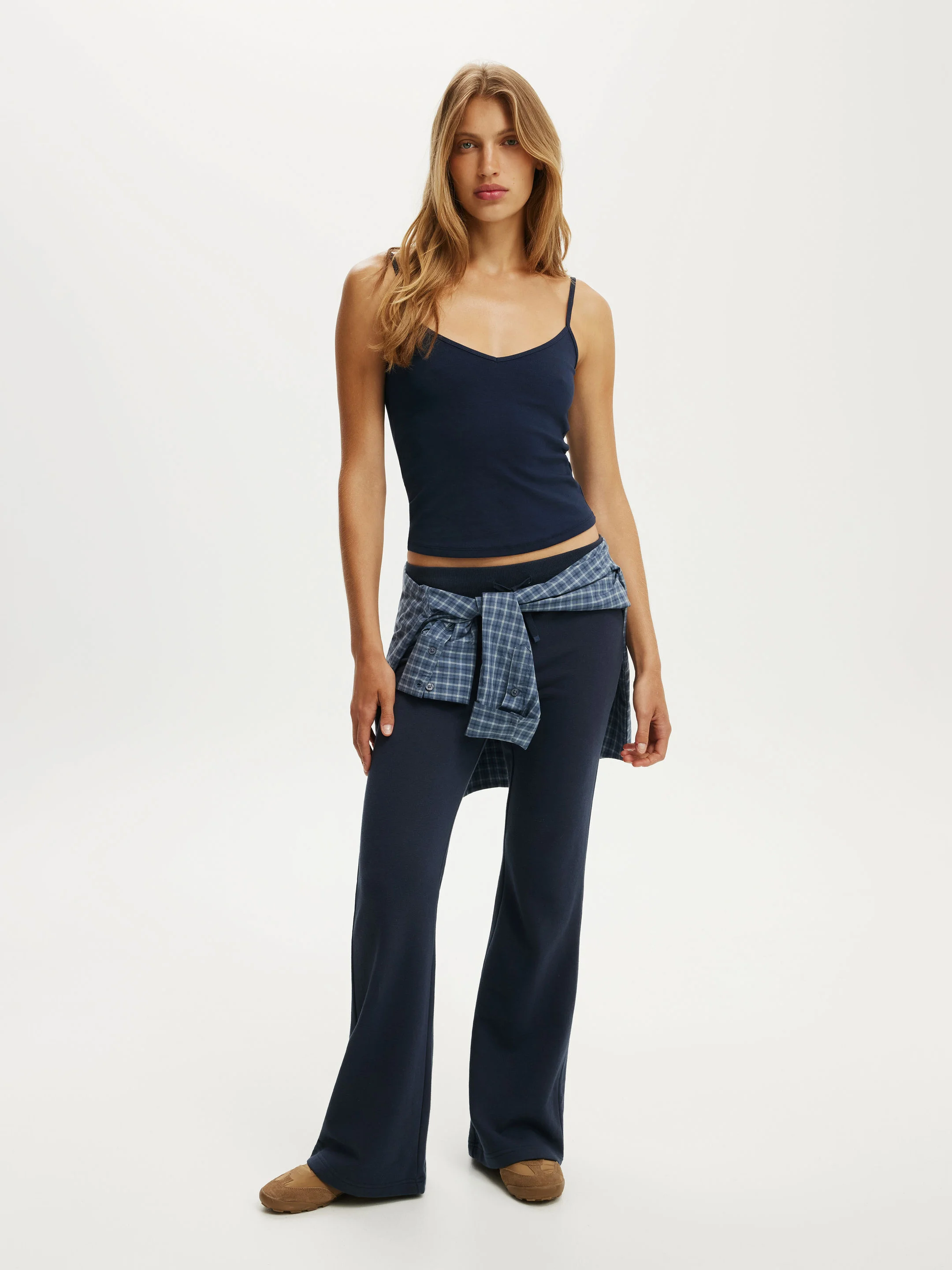 COTTON ON Quần Thun Dài Nữ - Low Rise Bootleg Sweatpant