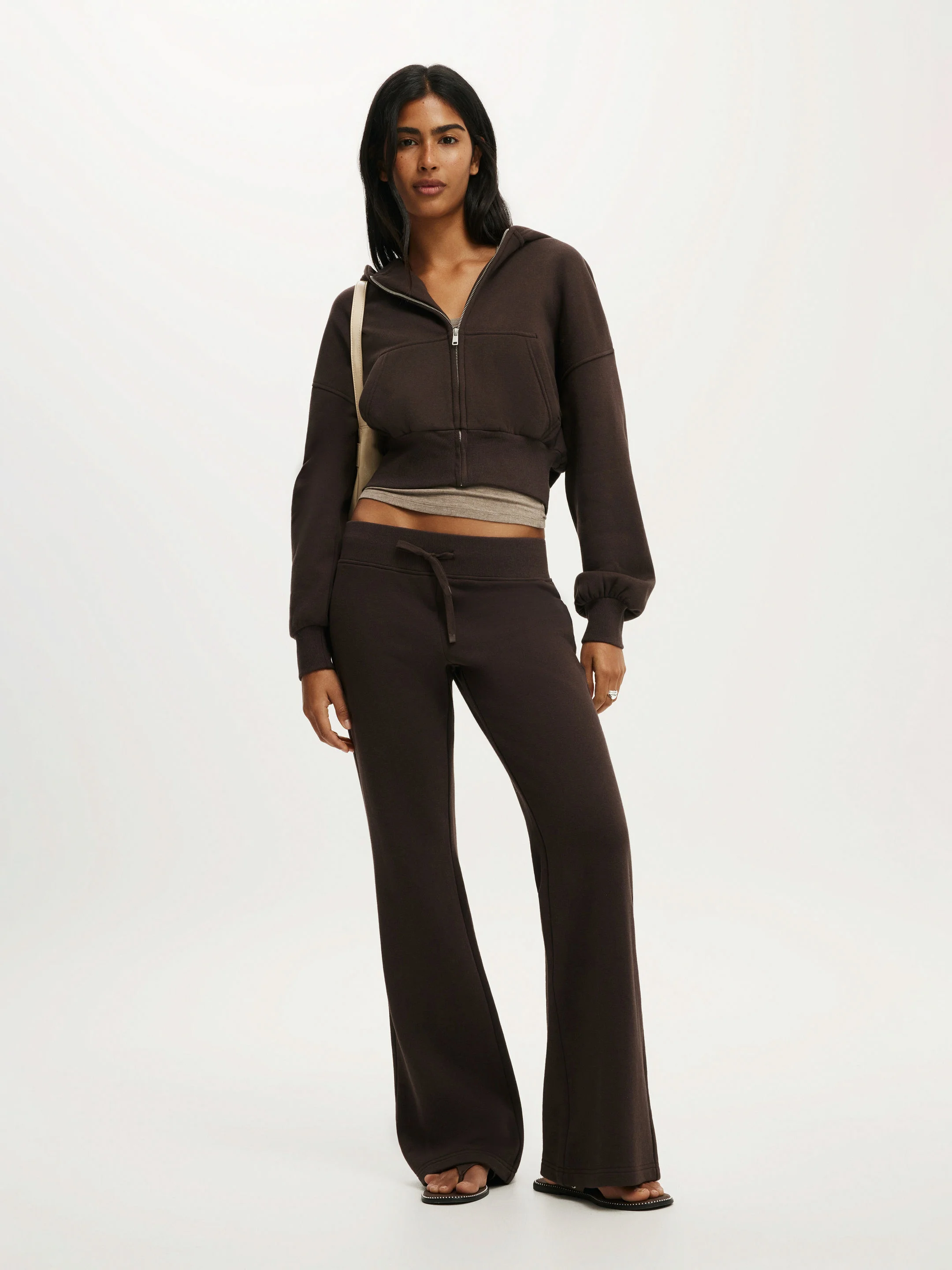 COTTON ON Quần Thun Dài Nữ - Low Rise Bootleg Sweatpant