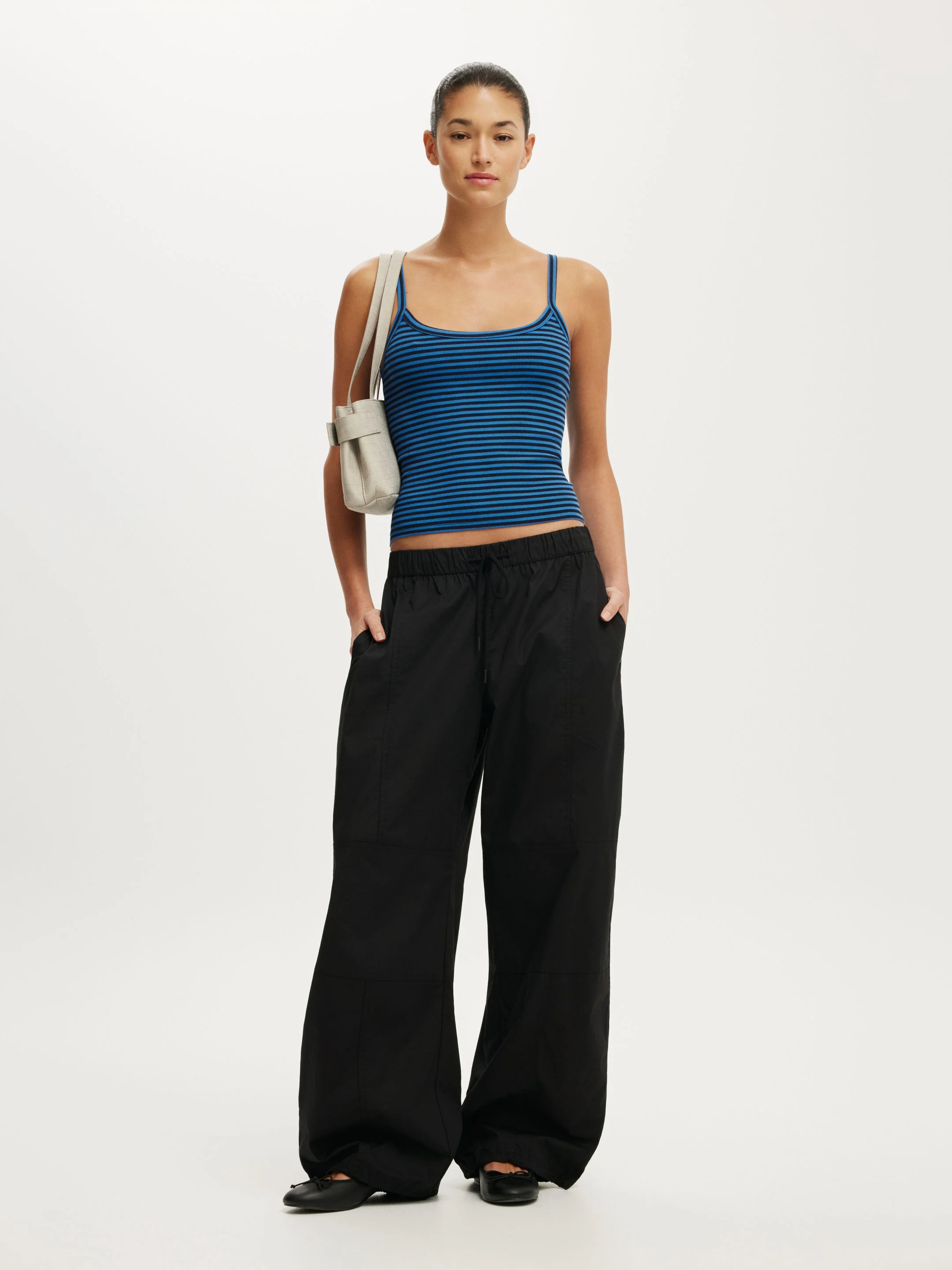 COTTON ON Áo Hai Dây Nữ - Goldie Rib Scoop Cami