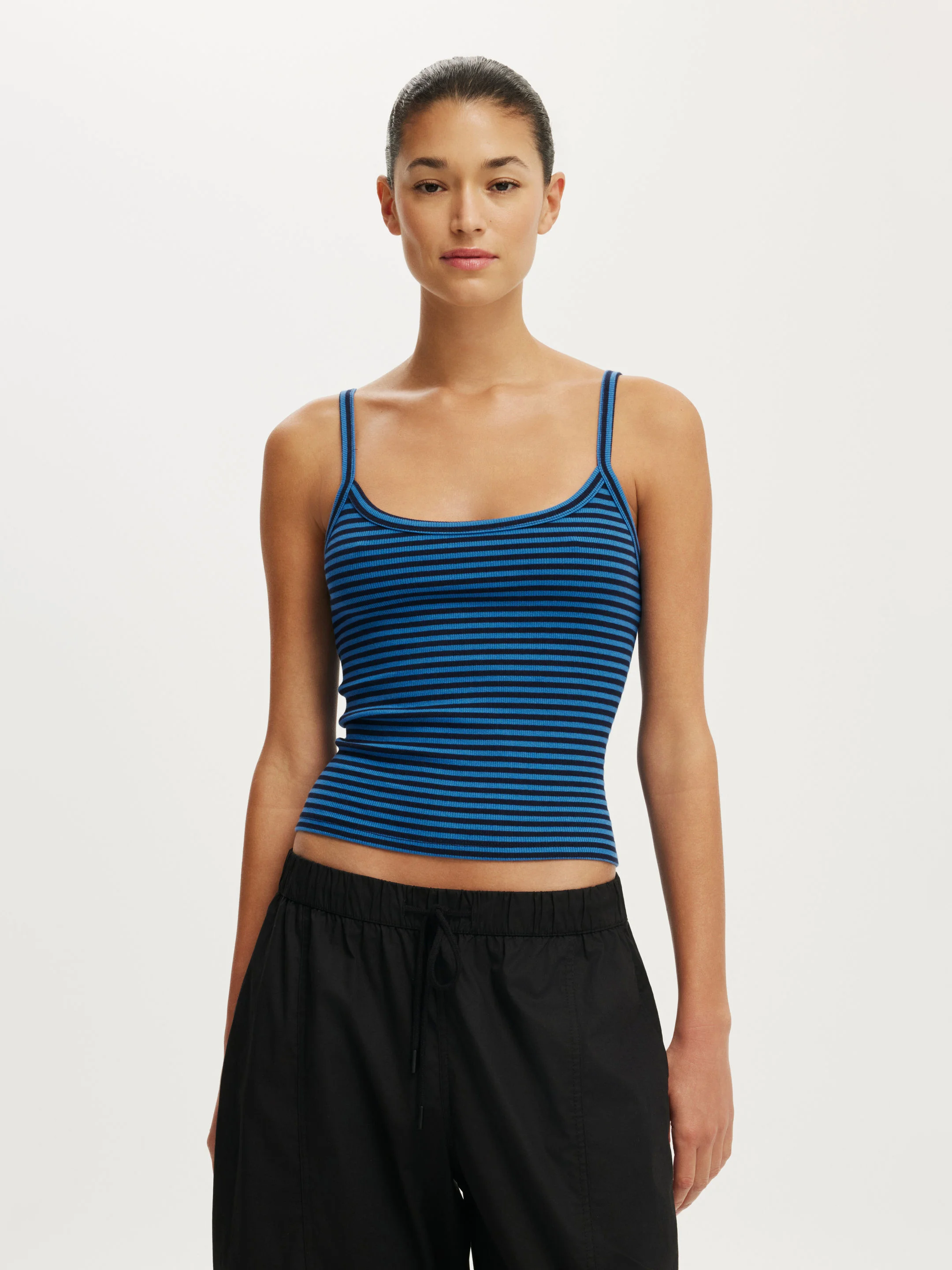 COTTON ON Áo Hai Dây Nữ - Goldie Rib Scoop Cami