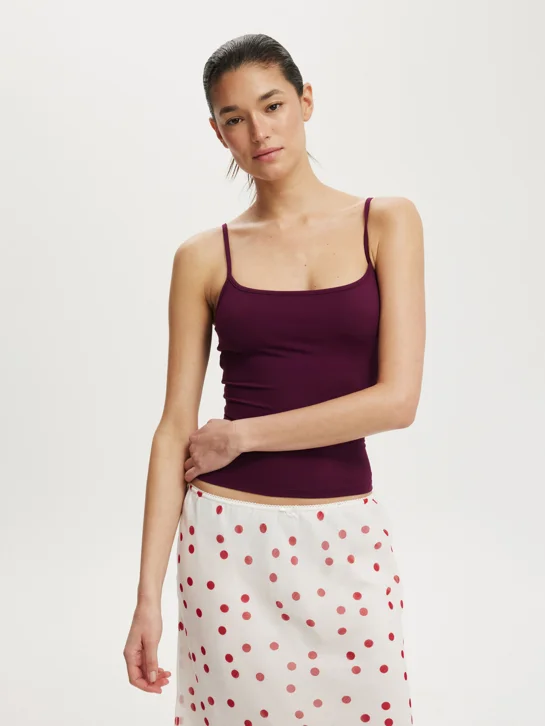 COTTON ON Áo Hai Dây Nữ-Hold Me Cami