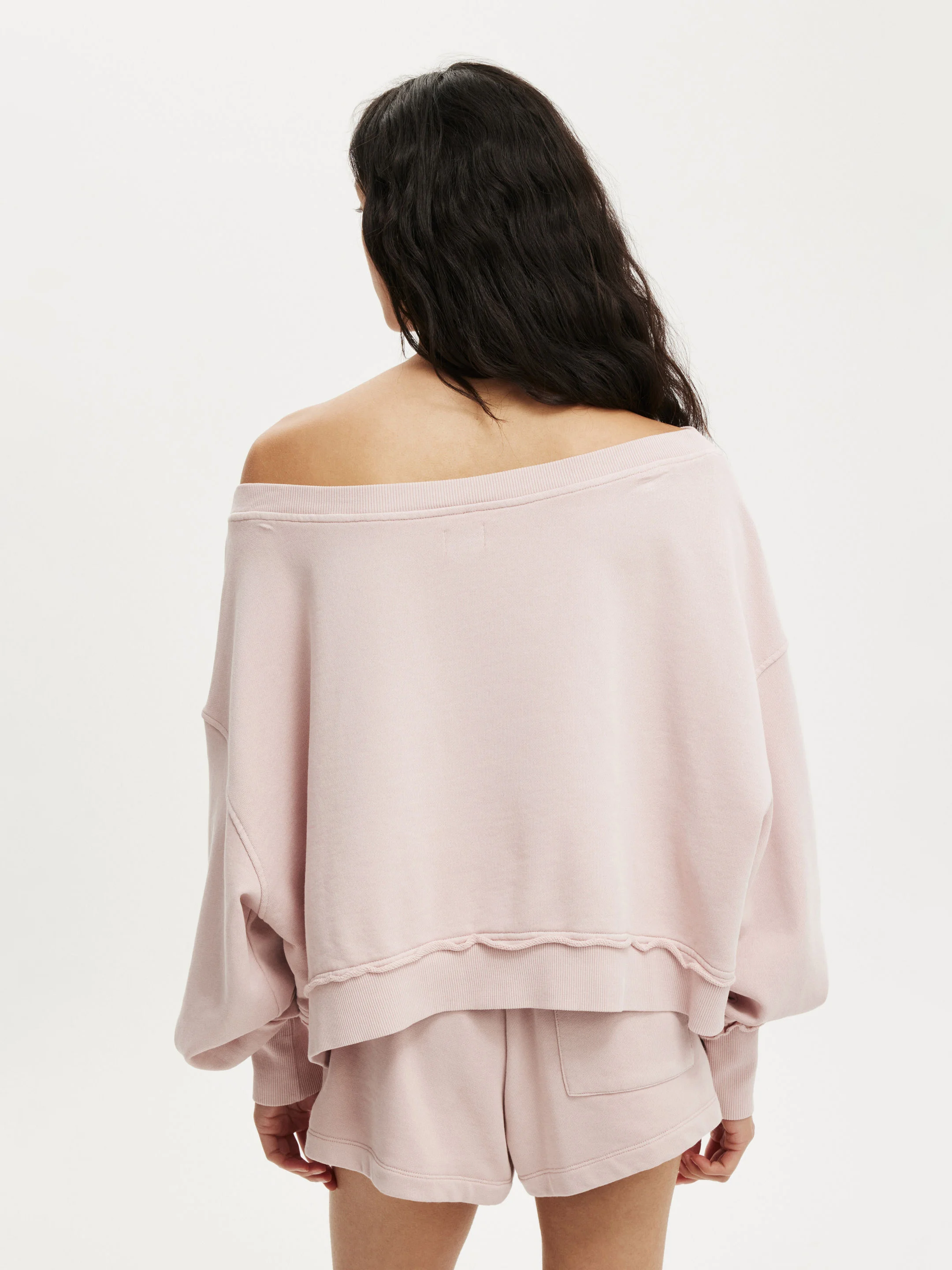 COTTON ON Áo Trễ Vai Nữ - Off Shoulder Sweatshirt