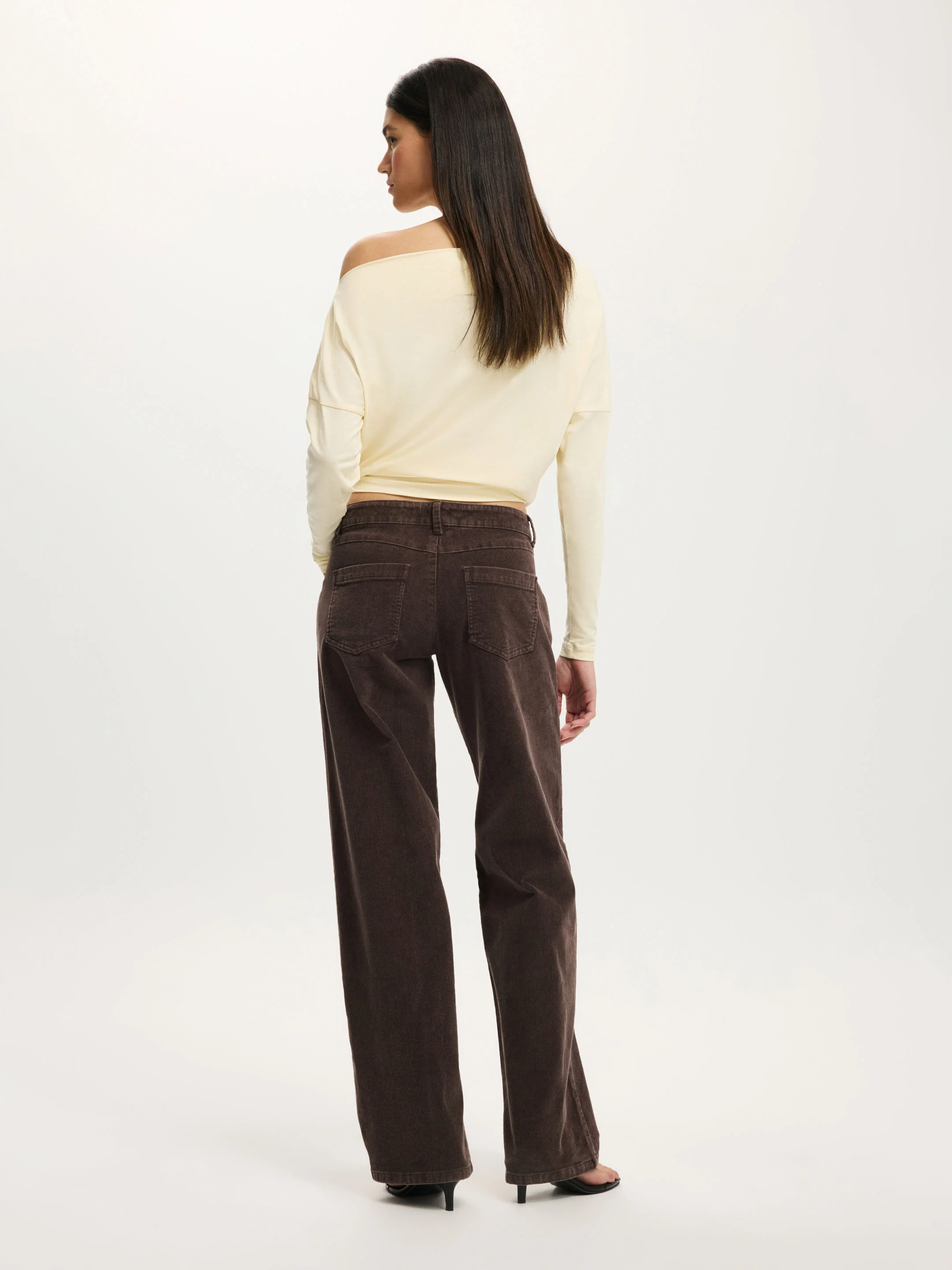 COTTON ON Quần Jeans Dài Nữ-Low Rise Straight Cord Pant