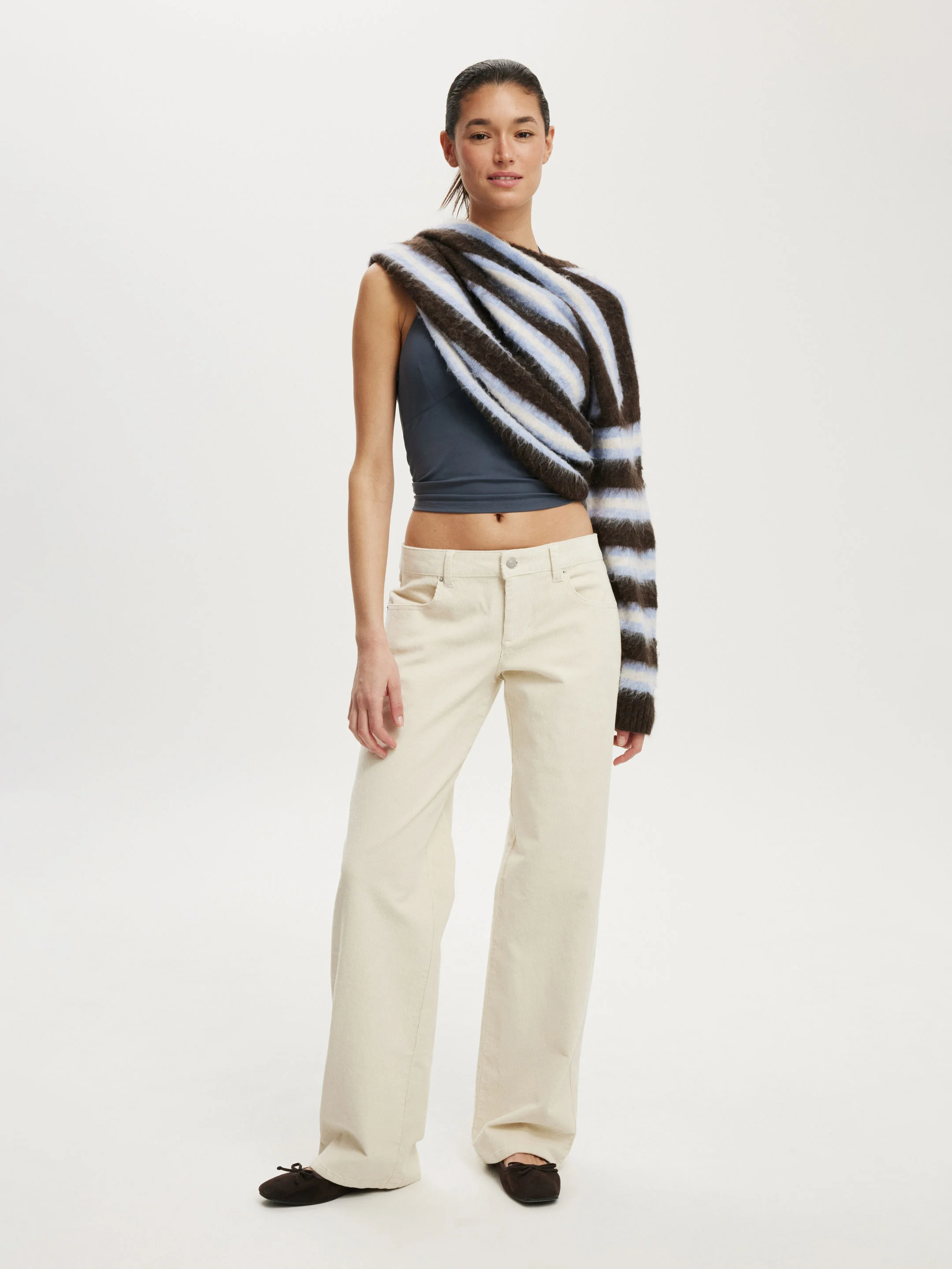 COTTON ON Quần Jeans Dài Nữ-Low Rise Straight Cord Pant