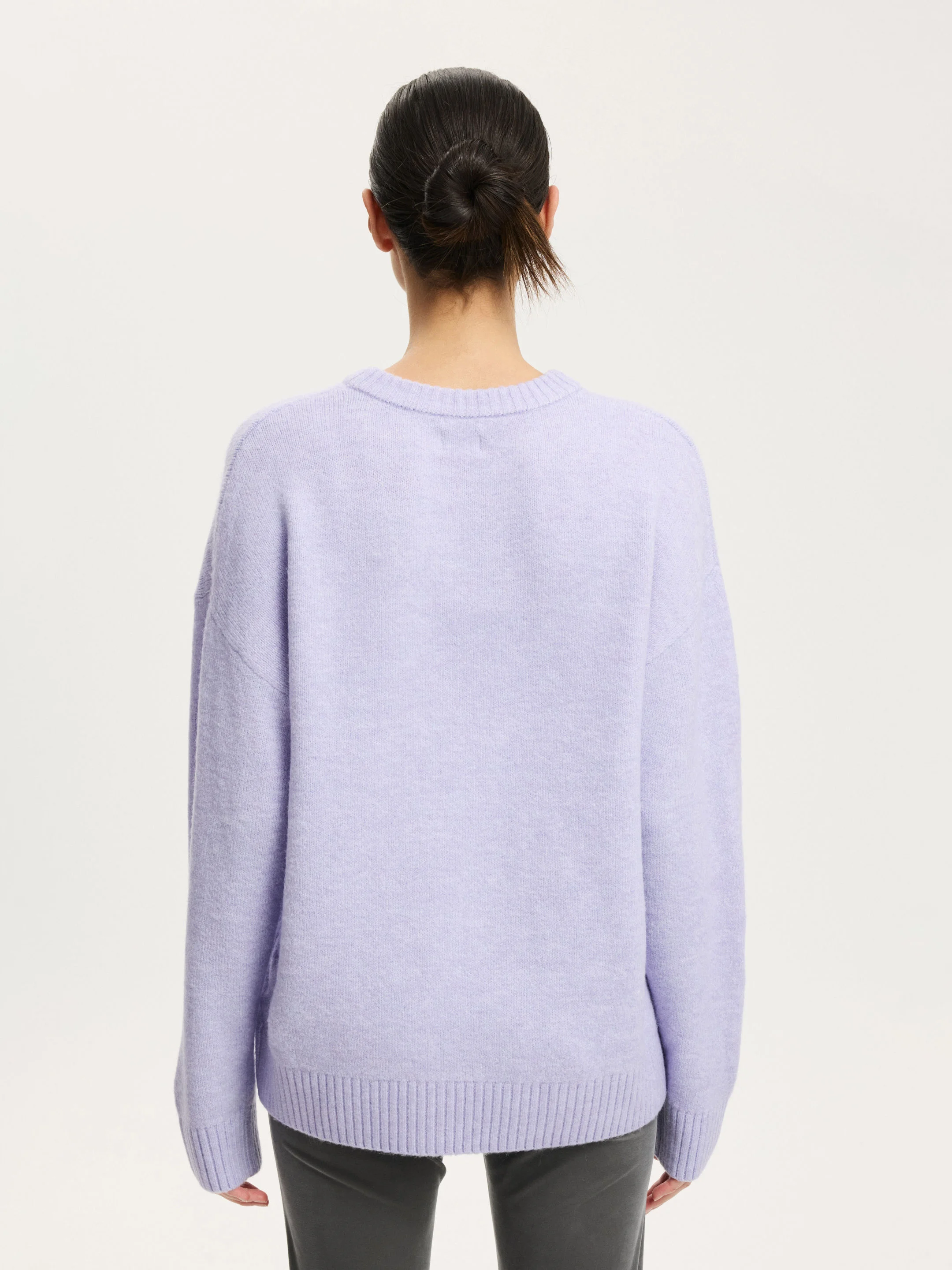 COTTON ON Áo Len Dài Tay Nữ-Luxe Crew Sweater