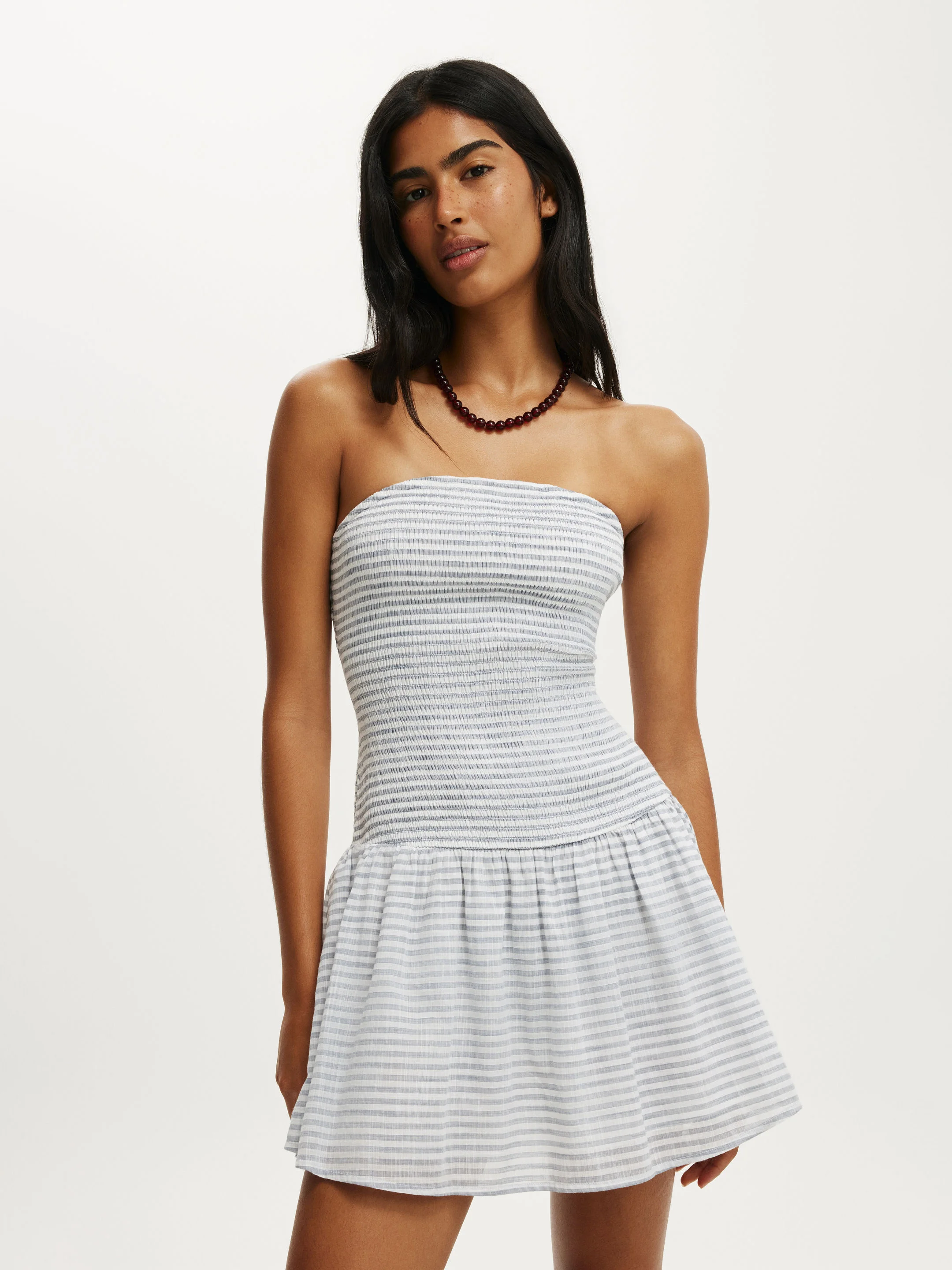 COTTON ON Đầm Mini Nữ - Shirred Tube Mini Dress