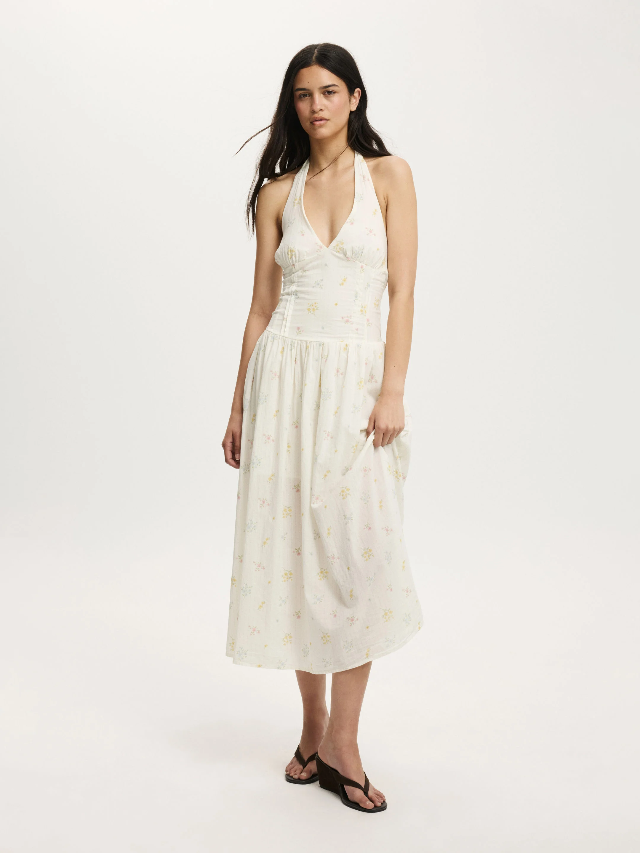 COTTON ON Đầm Midi Nữ-Kaity Halter Midi Dress