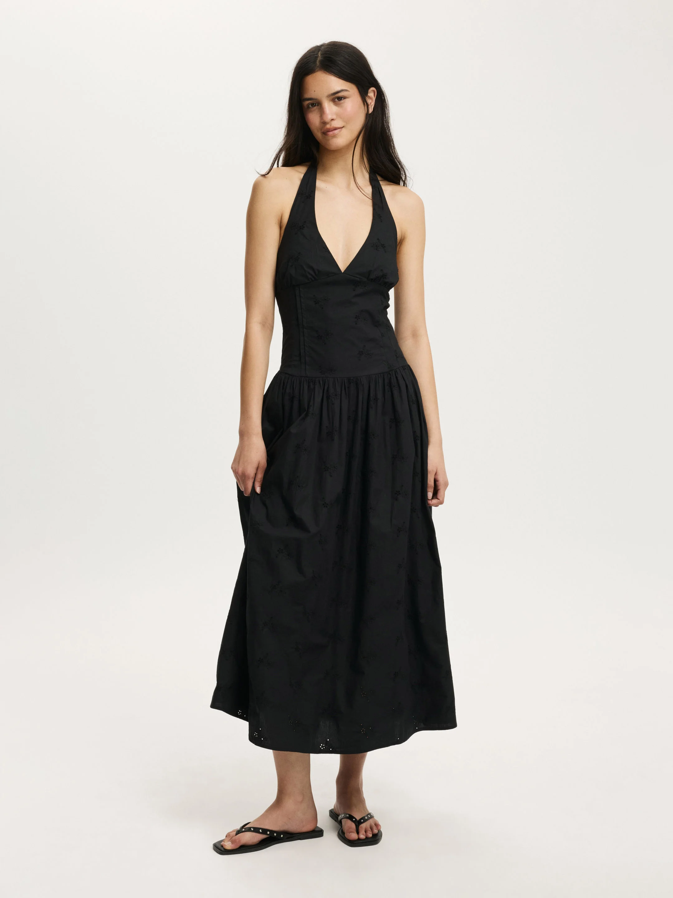 COTTON ON Đầm Midi Nữ-Kaity Halter Midi Dress