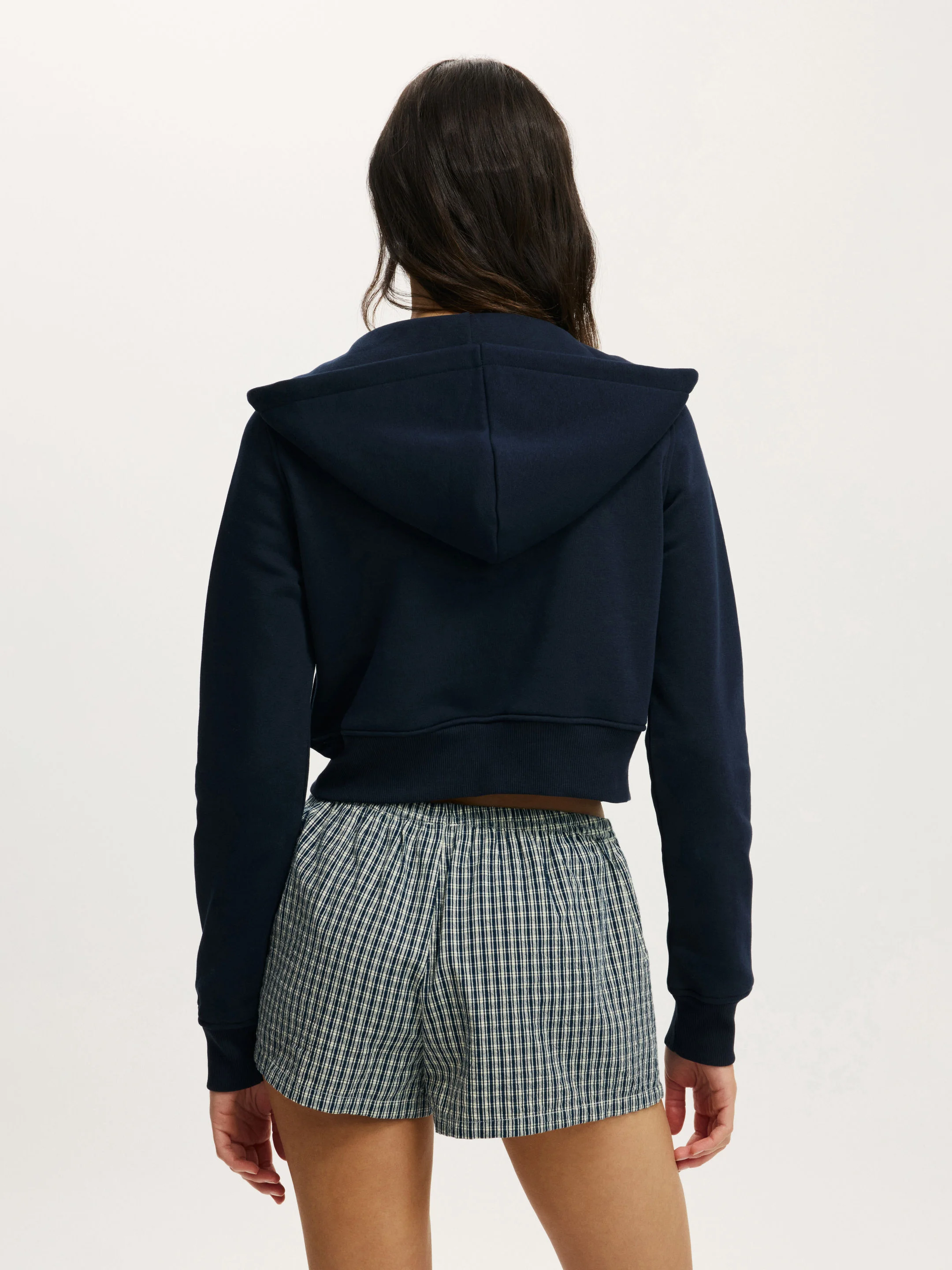 COTTON ON Áo Khoác Dài Tay Nữ-Cropped Zip Through Hoodie