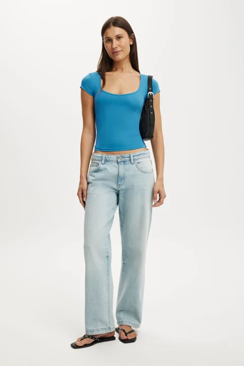 COTTON ON Áo Thun Ngắn Tay Nữ - Hold Me Short Sleeve