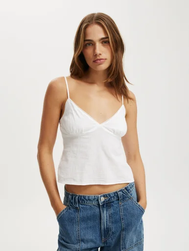COTTON ON Áo Kiểu Hai Dây Nữ-The Daydream Cotton Cami