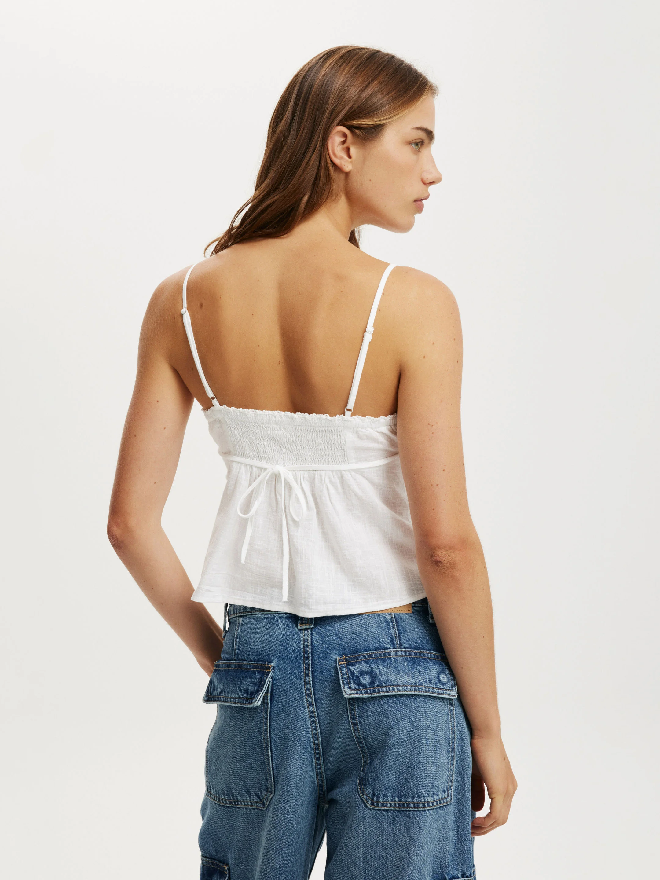 COTTON ON Áo Kiểu Hai Dây Nữ-The Daydream Cotton Cami