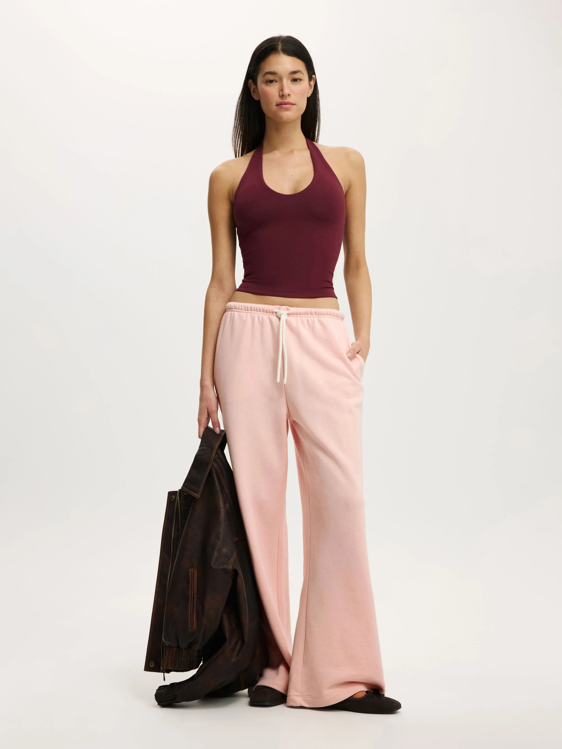 COTTON ON Quần Thun Thể Thao Dài Nữ-Wide Leg Sweatpant