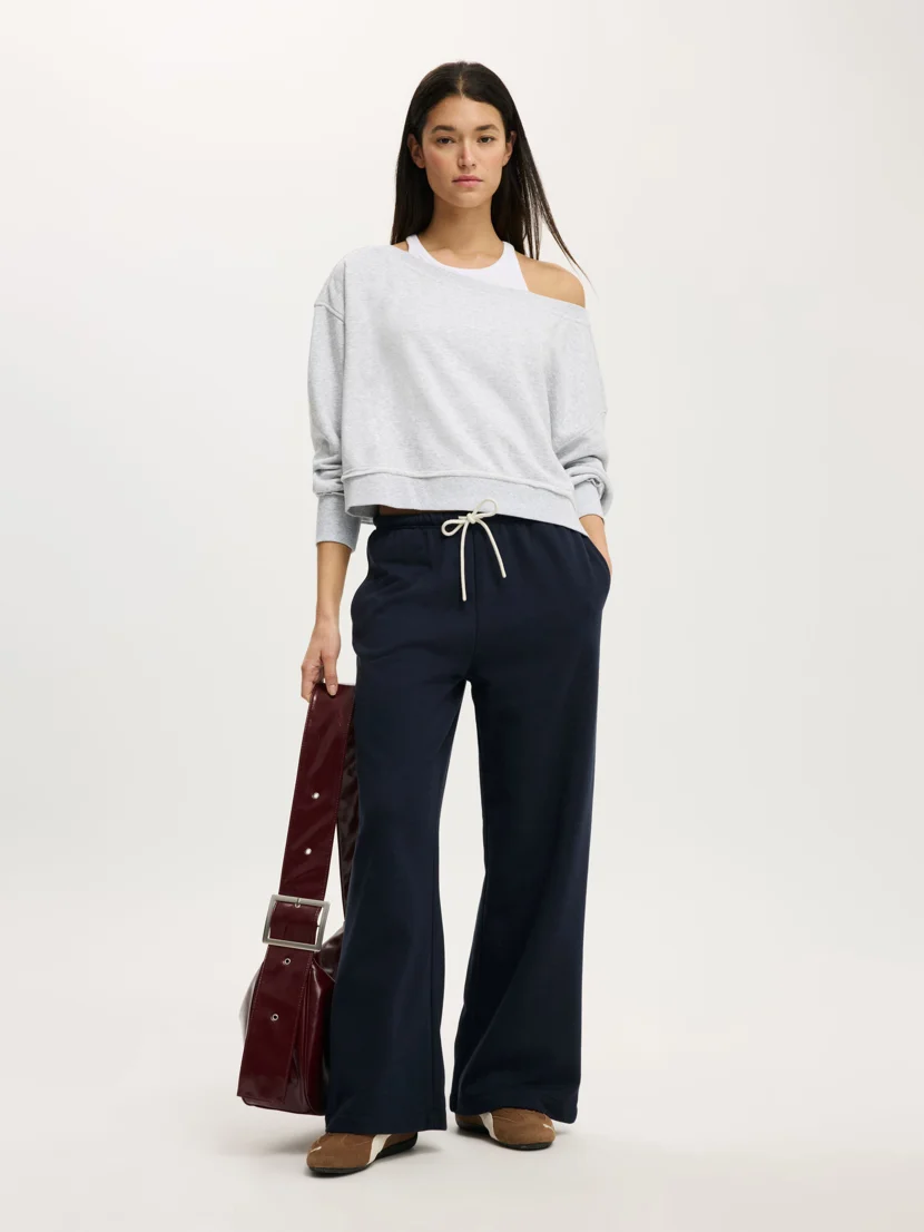 COTTON ON Quần Thun Thể Thao Dài Nữ-Wide Leg Sweatpant