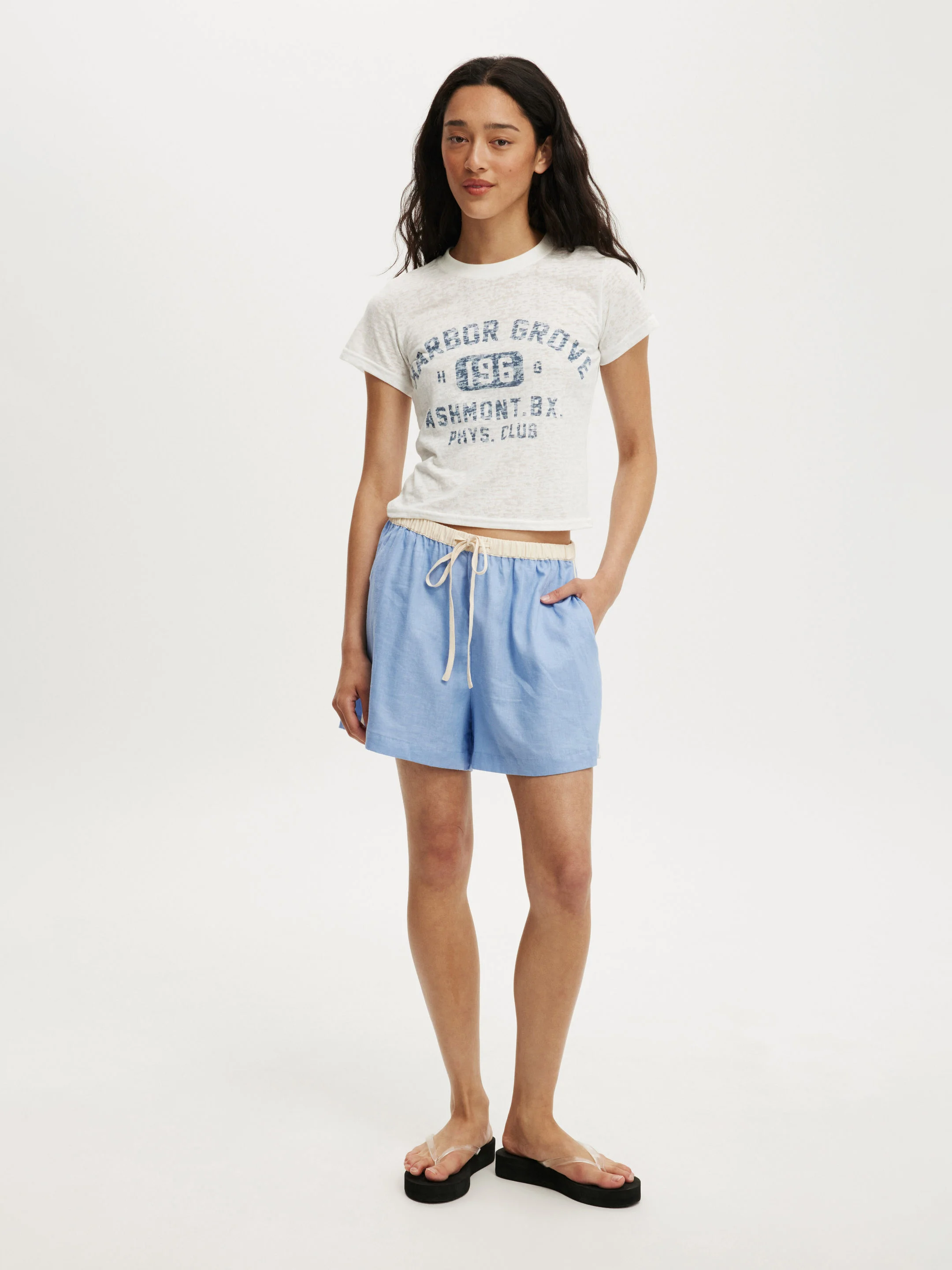 COTTON ON Quần Vải Ngắn Nữ - Haven Short