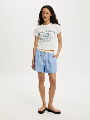 COTTON ON Quần Vải Ngắn Nữ - Haven Short