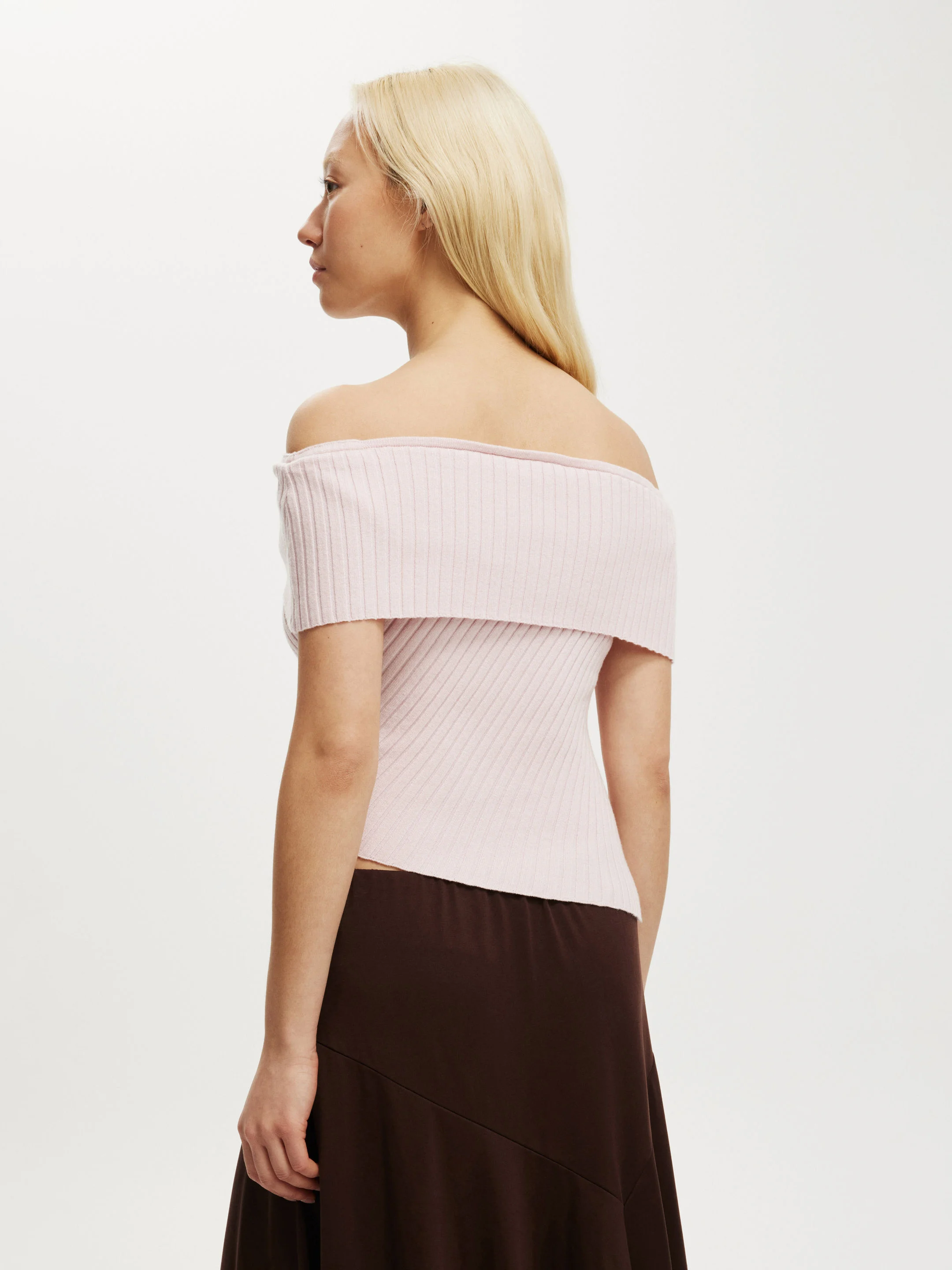COTTON ON Áo Thun Kiểu Lệch Vai Nữ-Asymmetric Sleeveless Off Shou