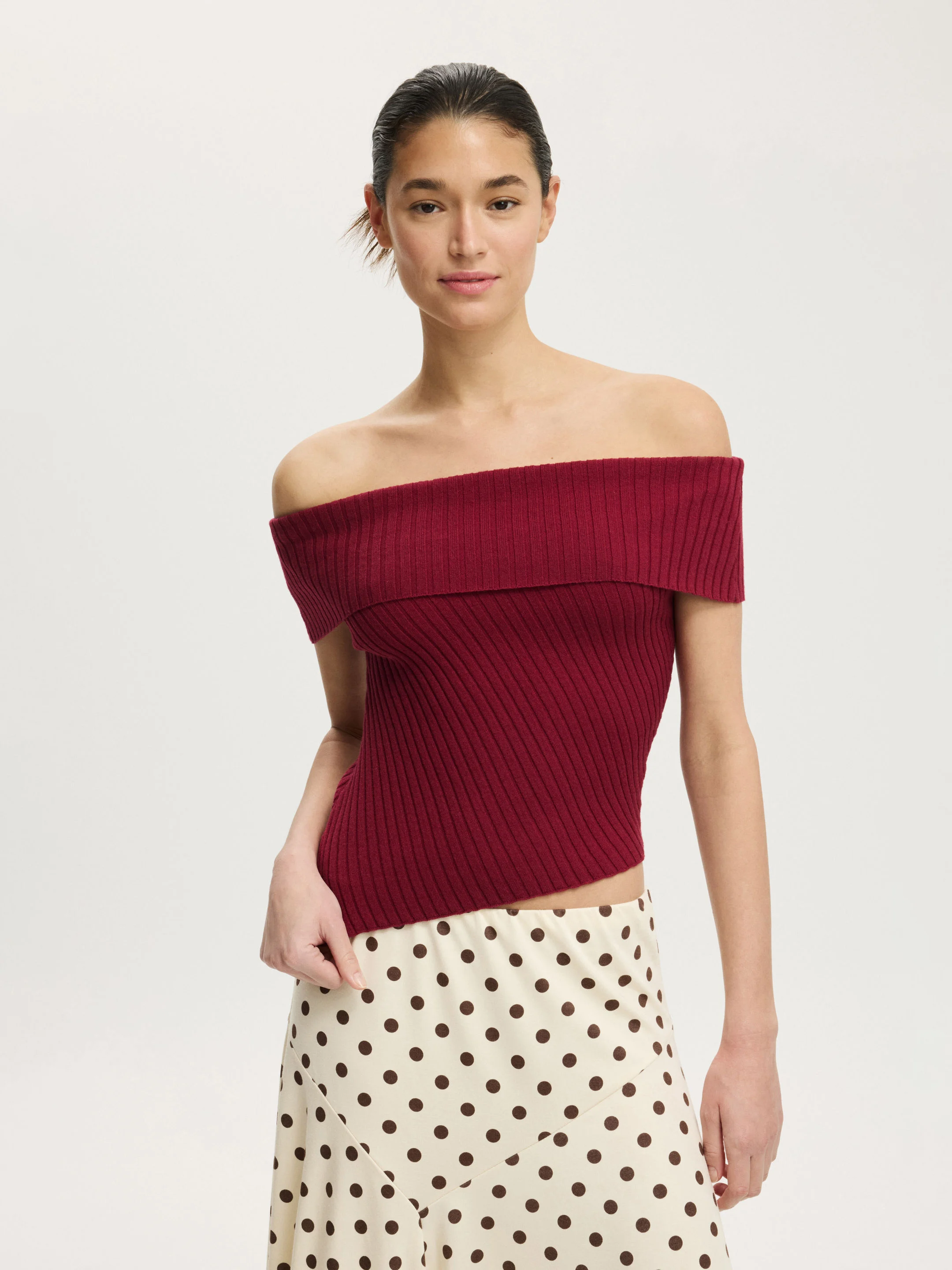 COTTON ON Áo Thun Lệch Vai Nữ-Asymmetric Sleeveless Off Shou
