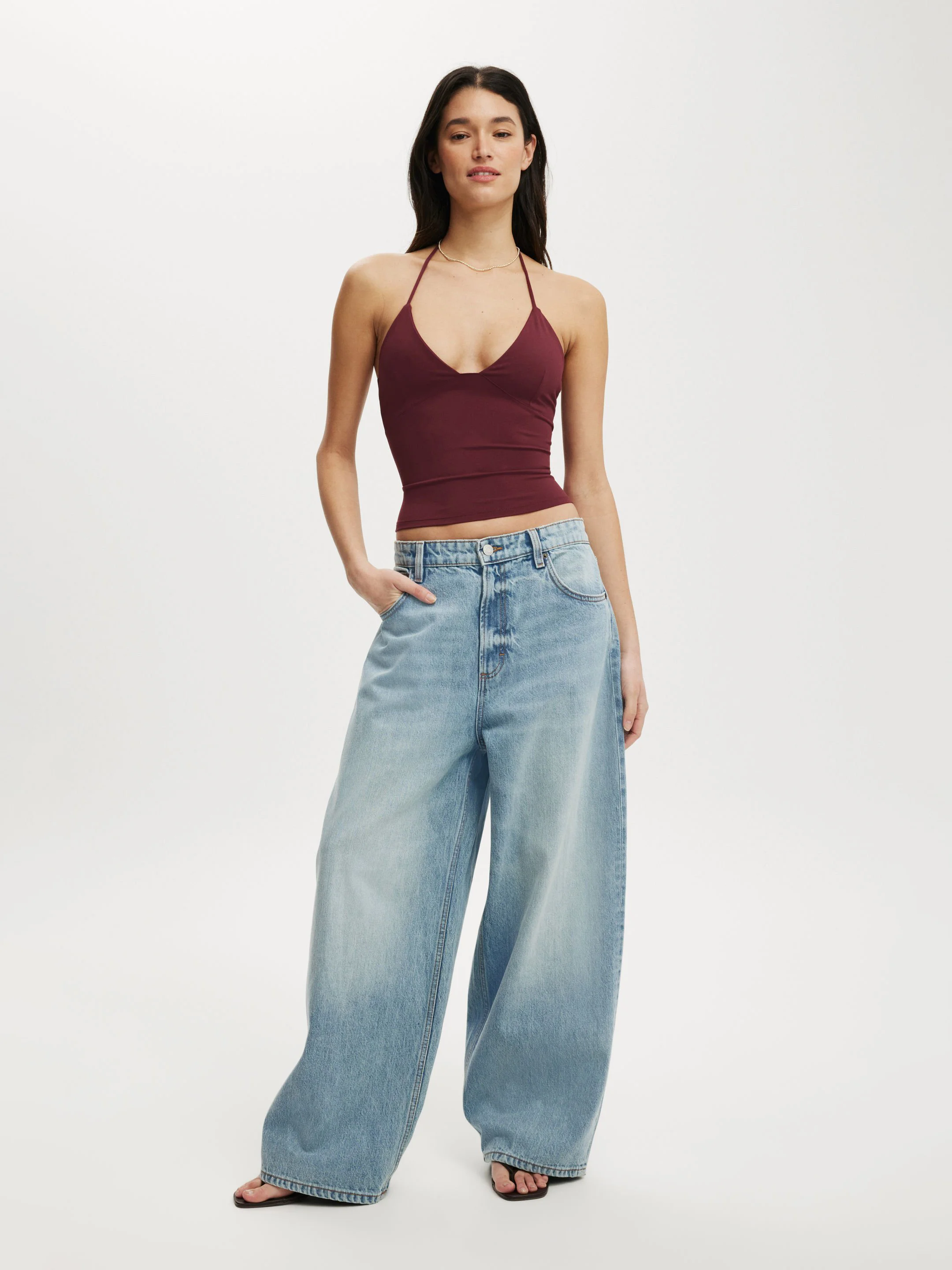 COTTON ON Quần Jeans Dài Nữ-Boyfriend Super Baggy Jean