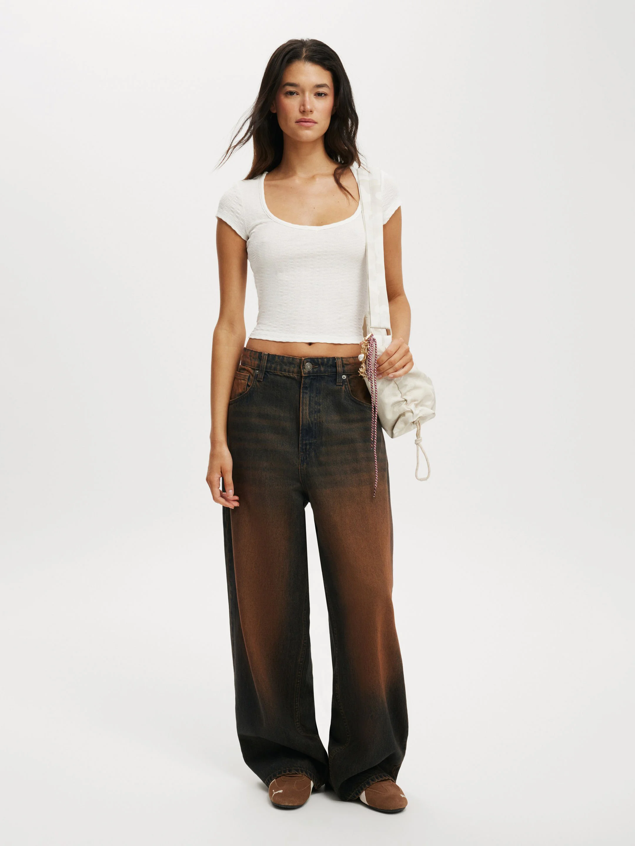 COTTON ON Quần Jeans Dài Nữ-Boyfriend Super Baggy Jean