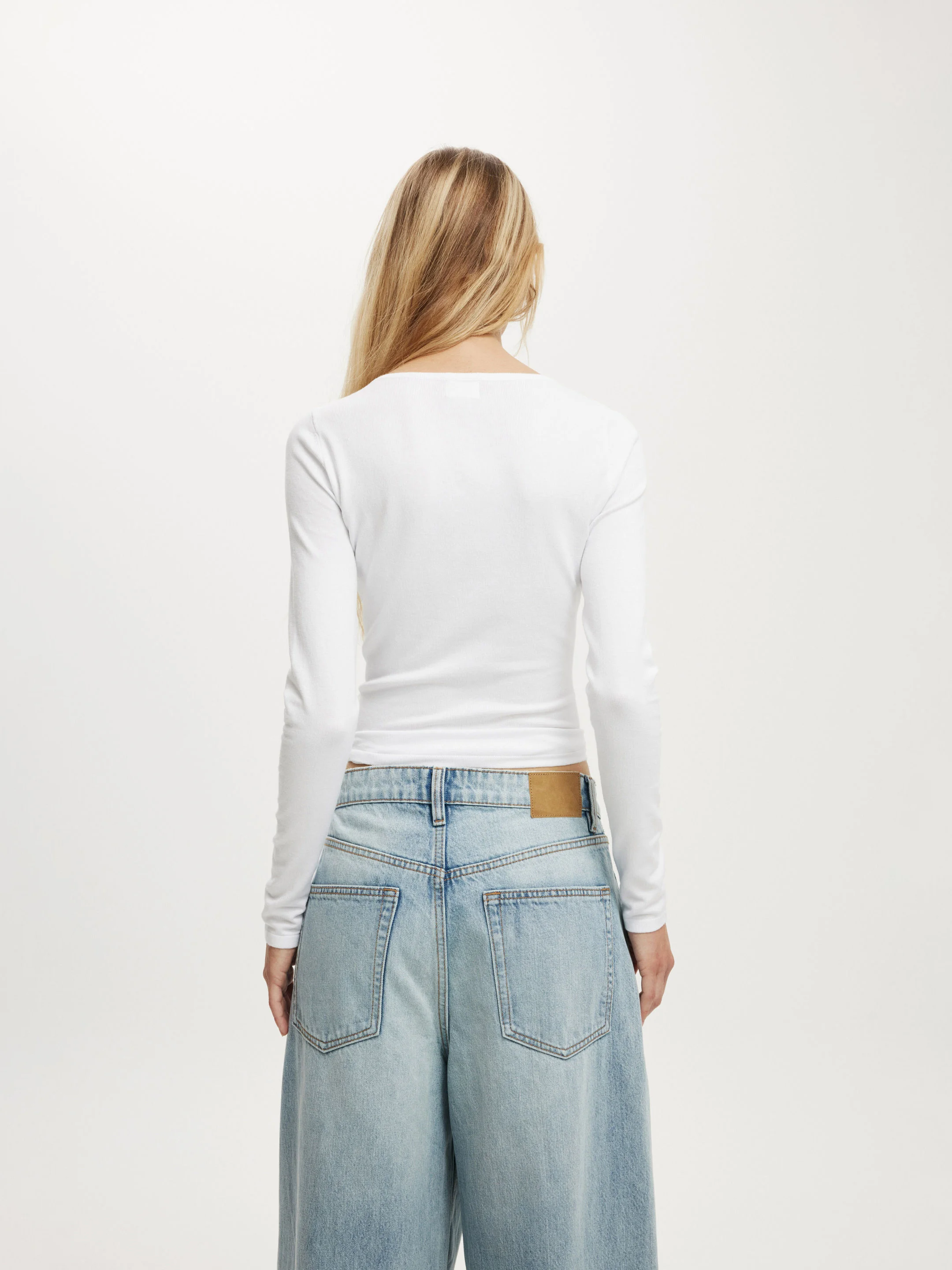 COTTON ON Áo Len Kiểu Nữ-Asymmetric Ruched Knit