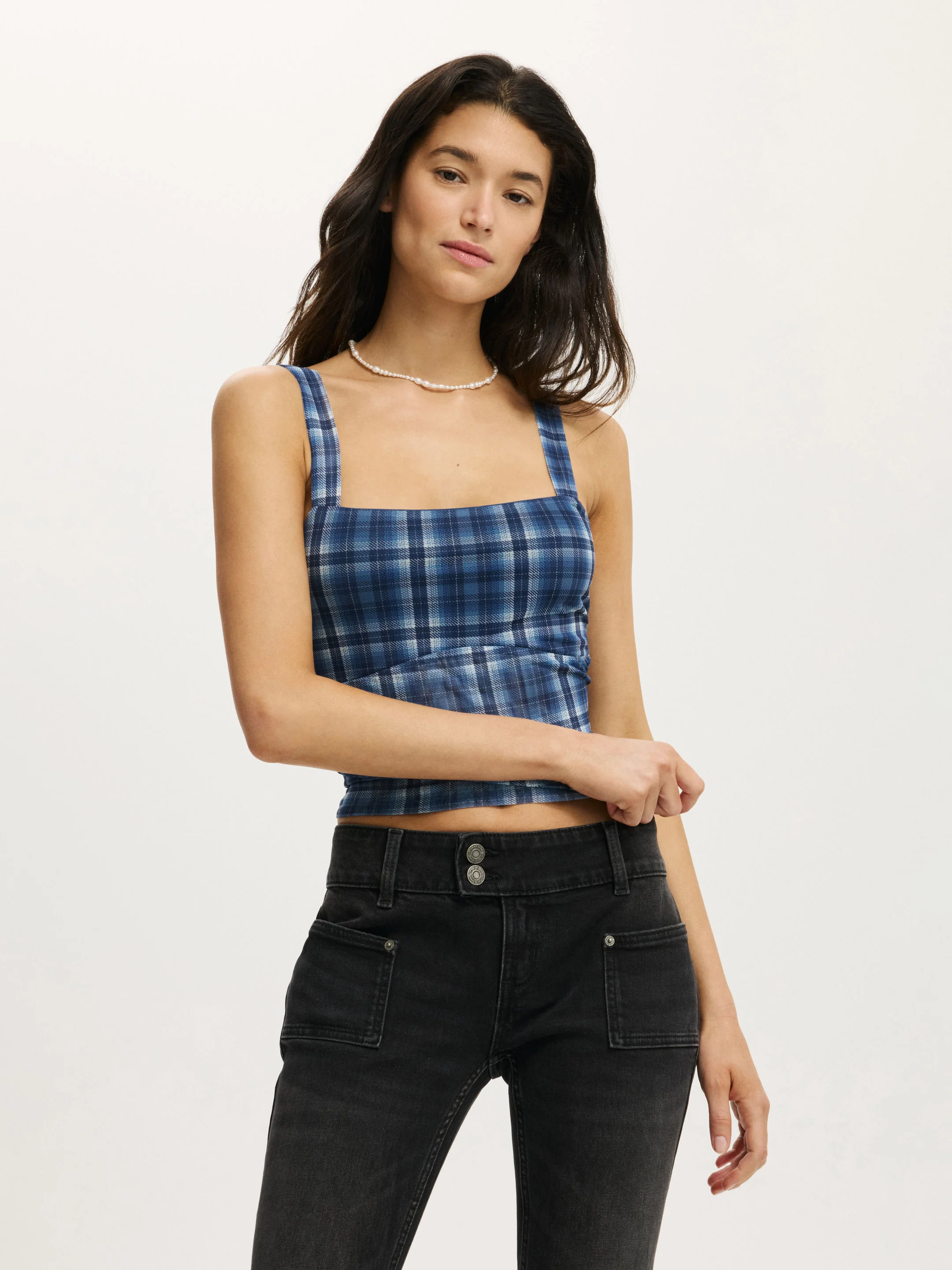 COTTON ON Áo Kiểu Hai Dây Nữ-Brooke Mesh Cami