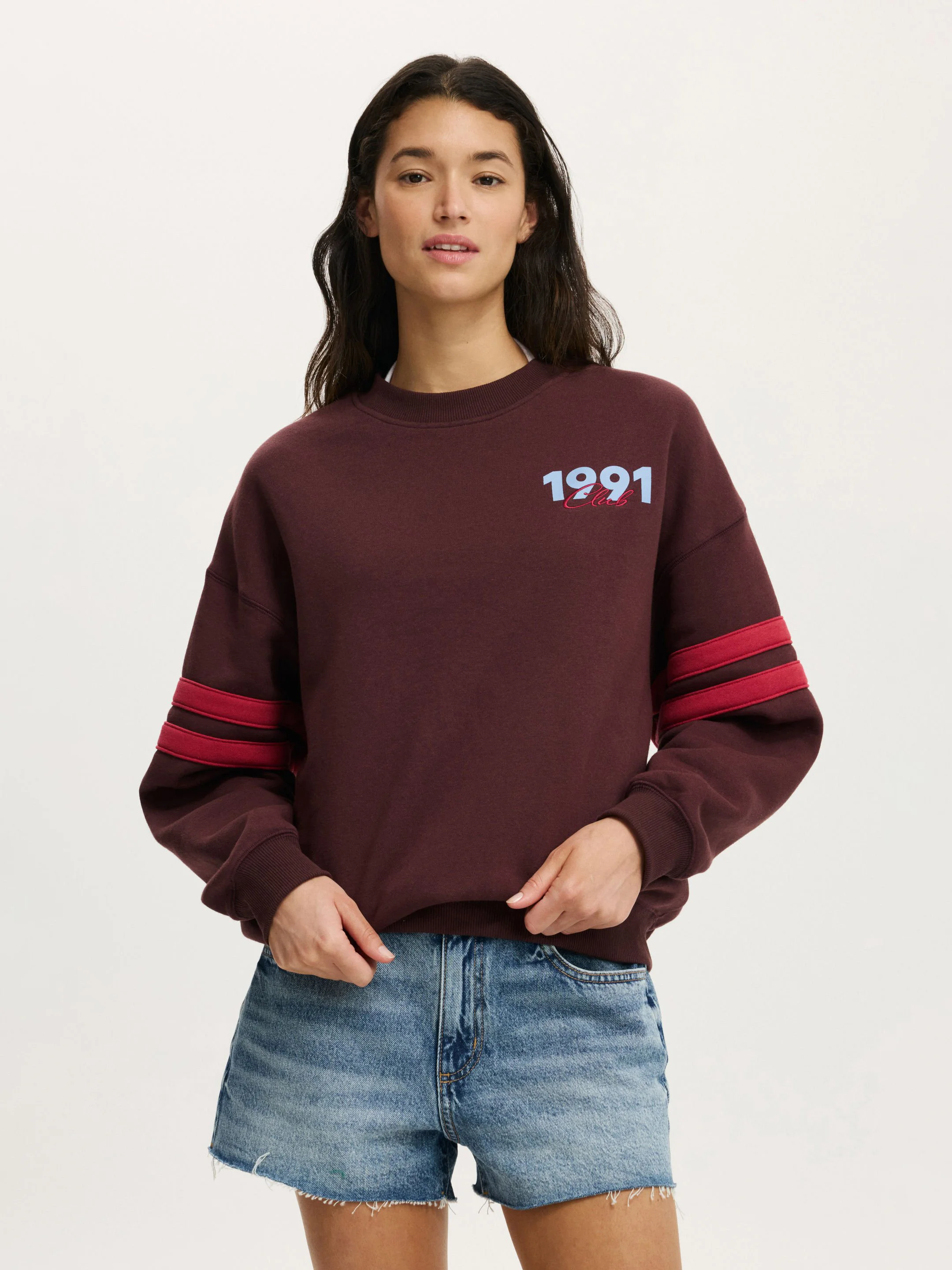 COTTON ON Áo Chui Đầu Nữ-Graphic Crew Sweatshirt