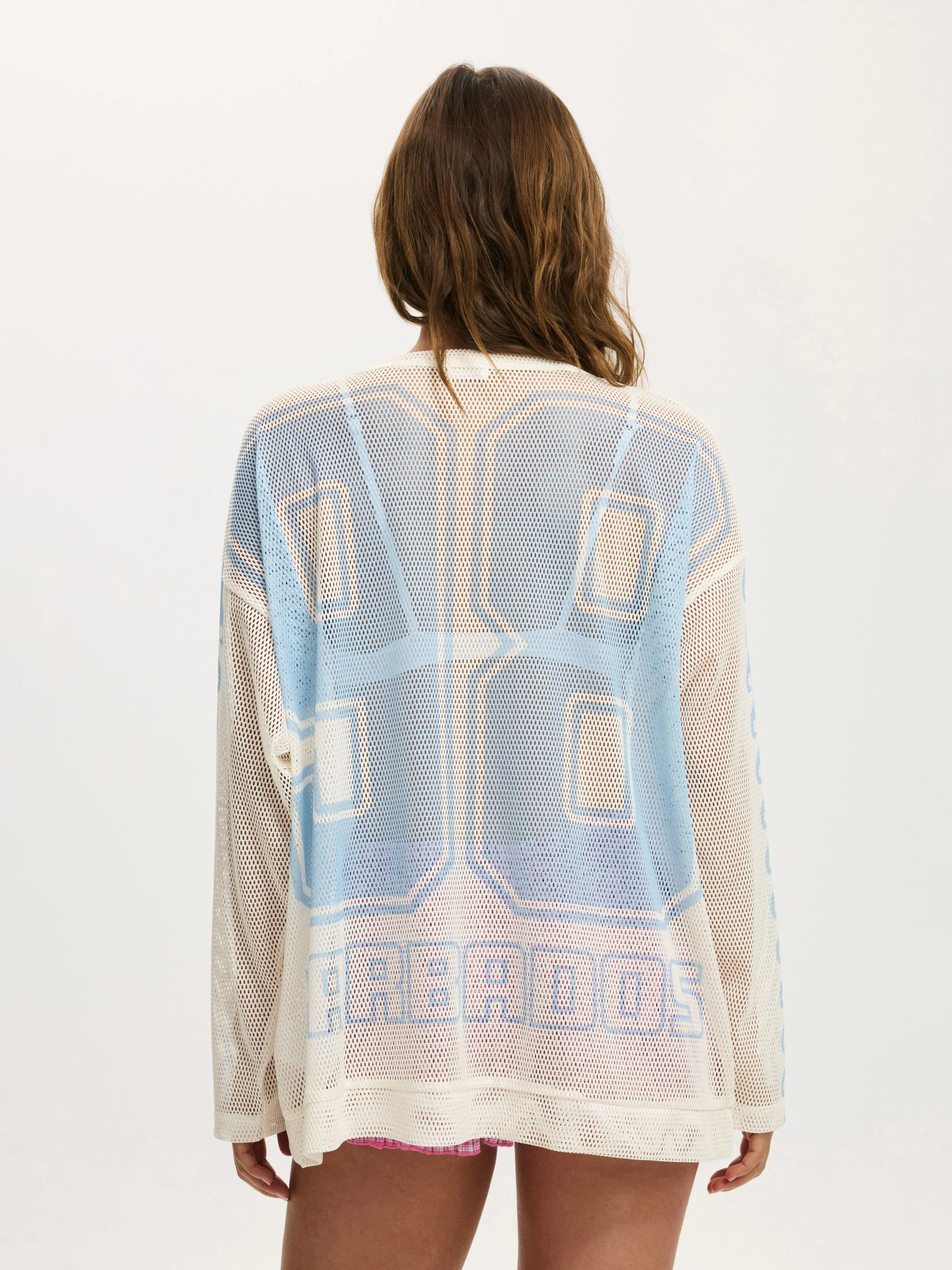 COTTON ON Áo Dài Tay Nữ - The L/S Mesh Graphic Tee