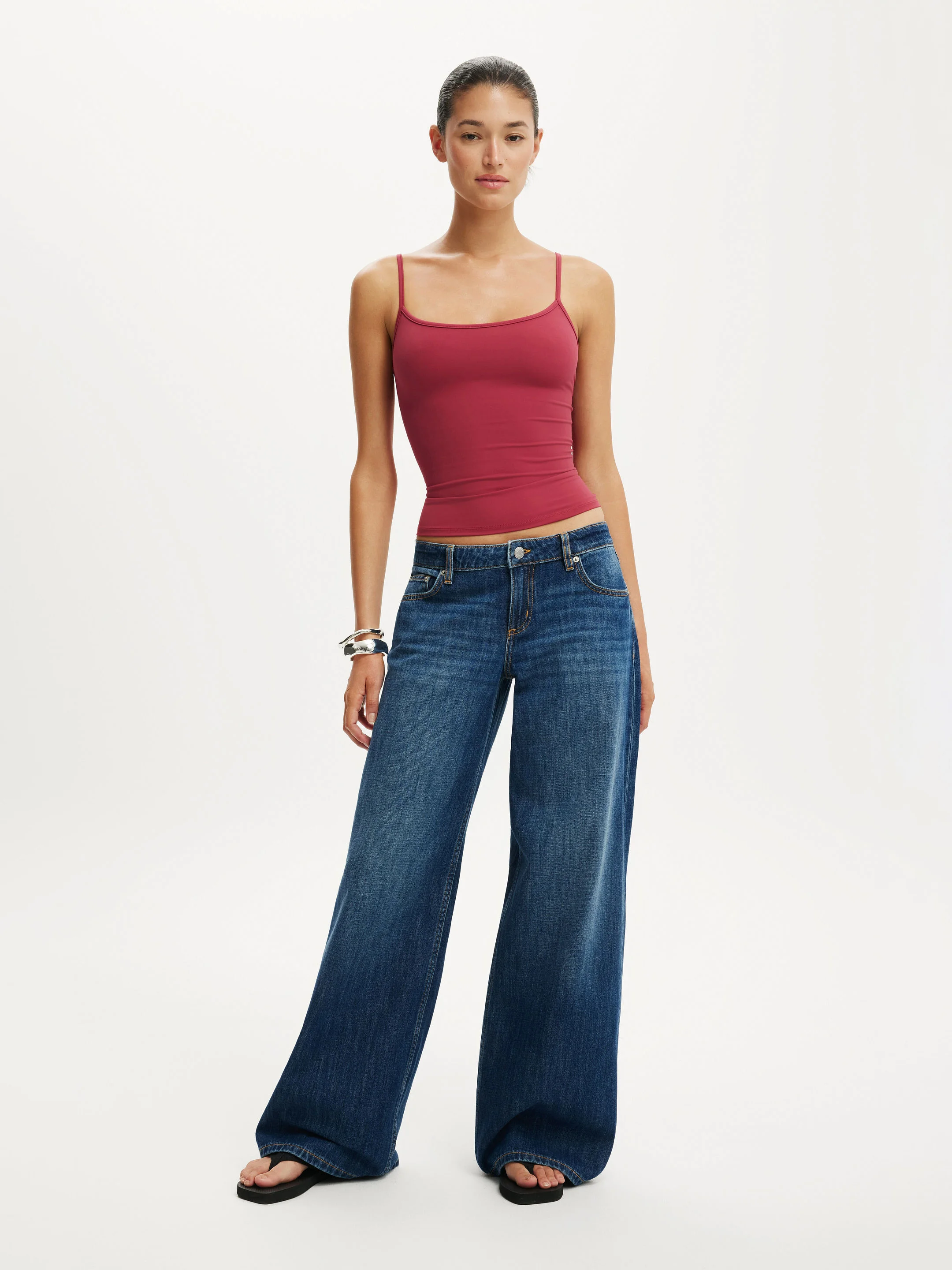 COTTON ON Quần Jeans Dài Nữ-Low Rise Wide Jean