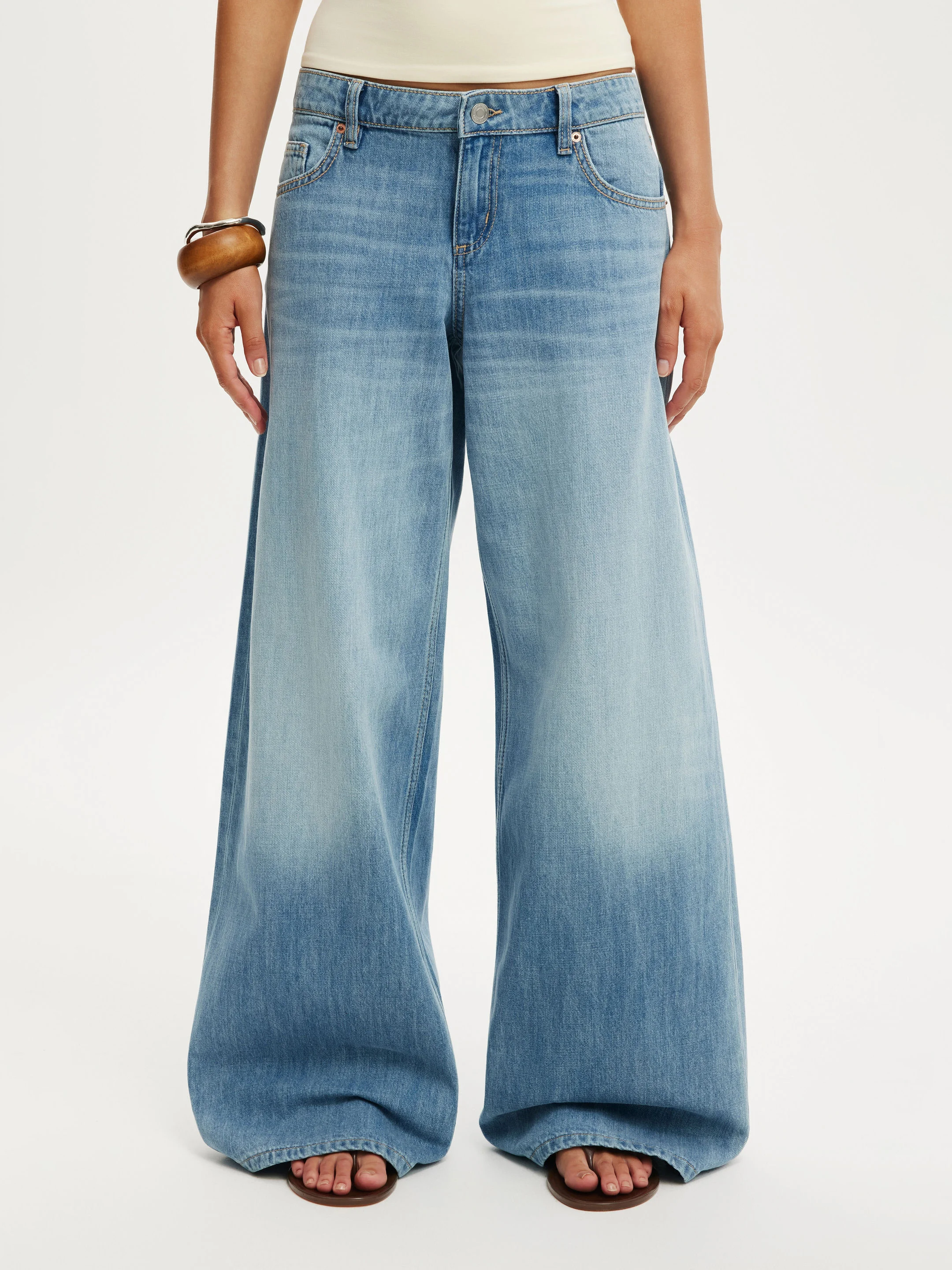 COTTON ON Quần Jeans Dài Nữ-Low Rise Wide Jean