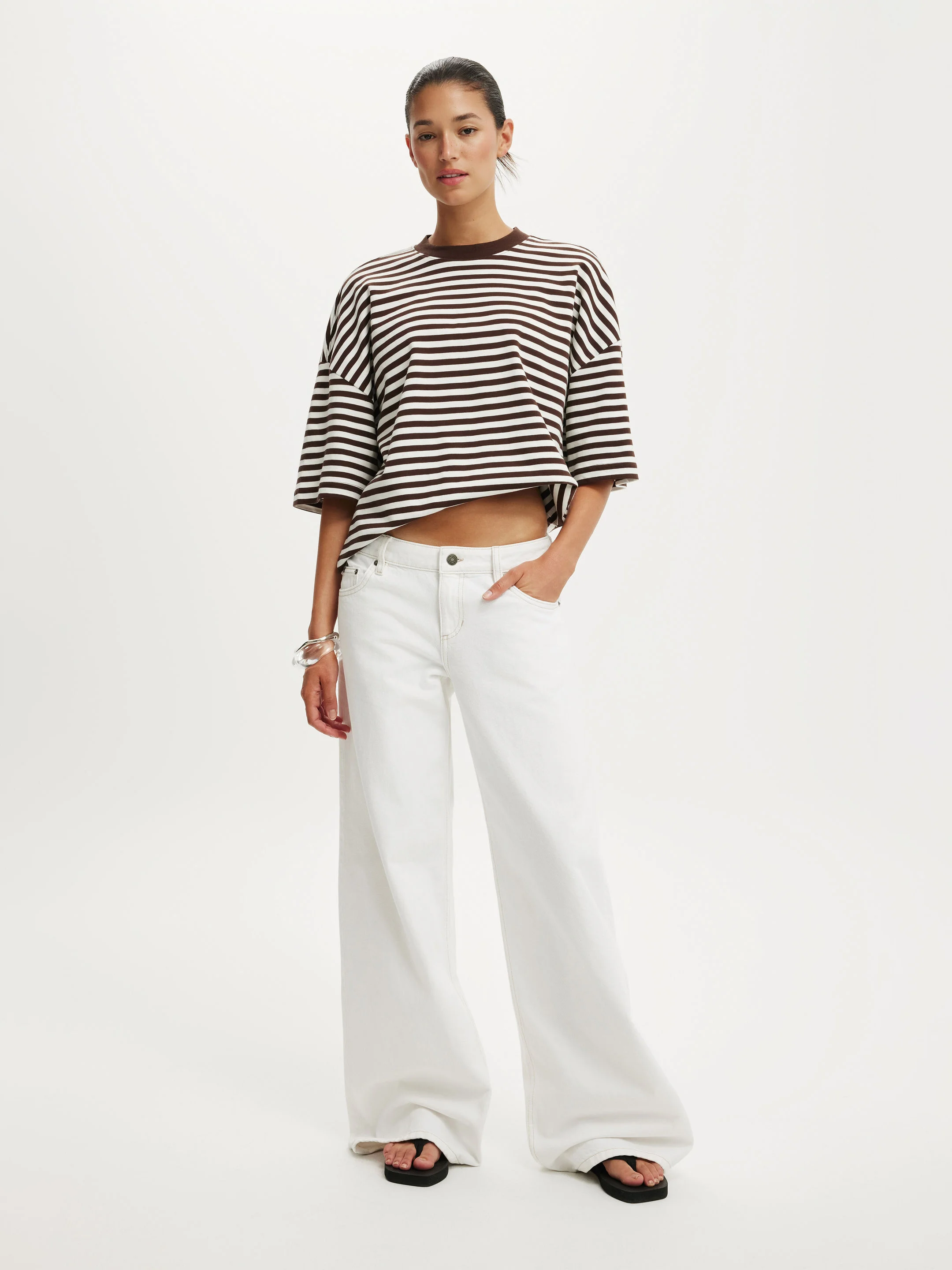 COTTON ON Quần Jeans Dài Nữ-Low Rise Wide Jean