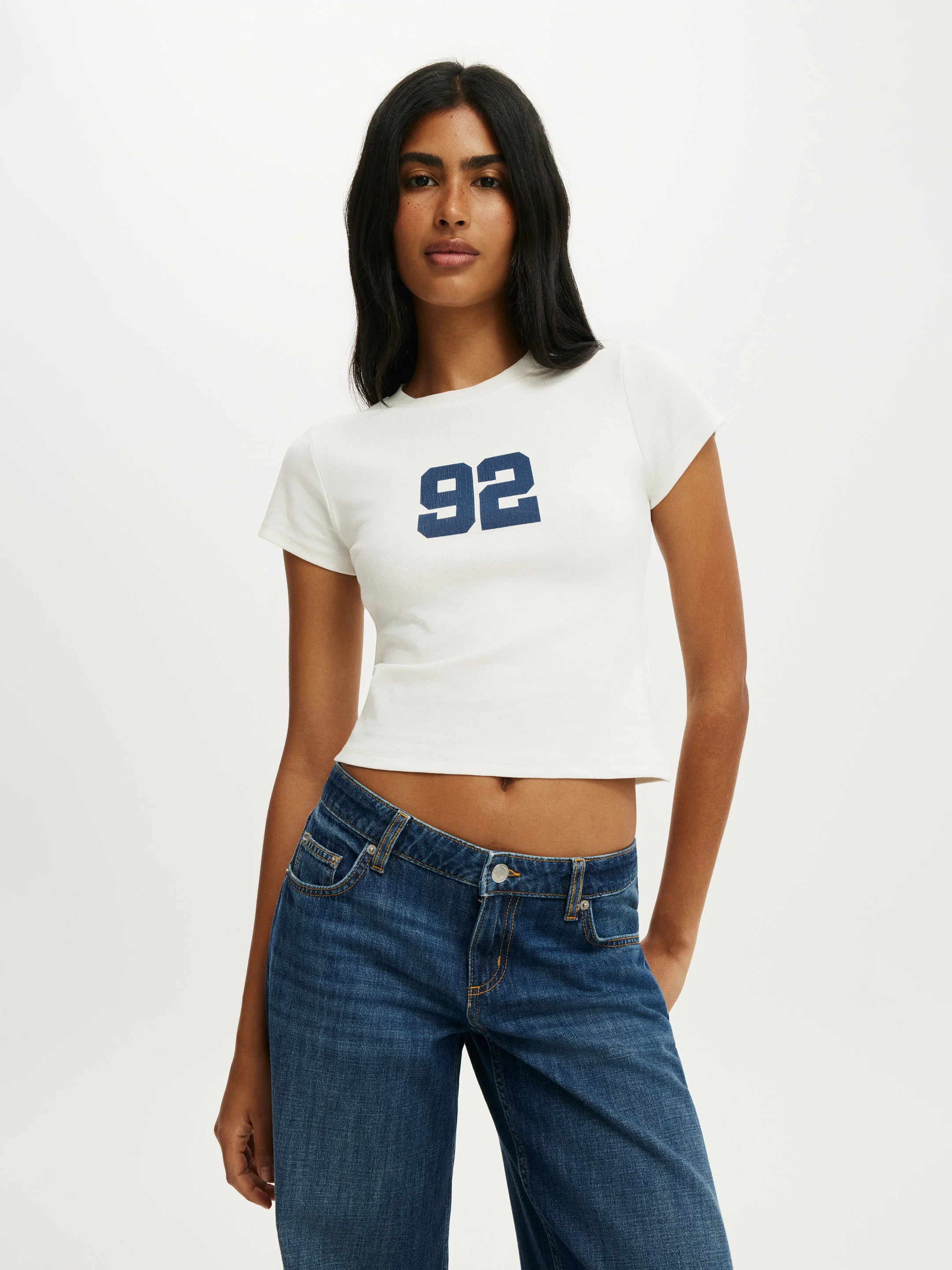 COTTON ON Áo Thun Ngắn Tay Nữ-The Tiny Graphic Tee