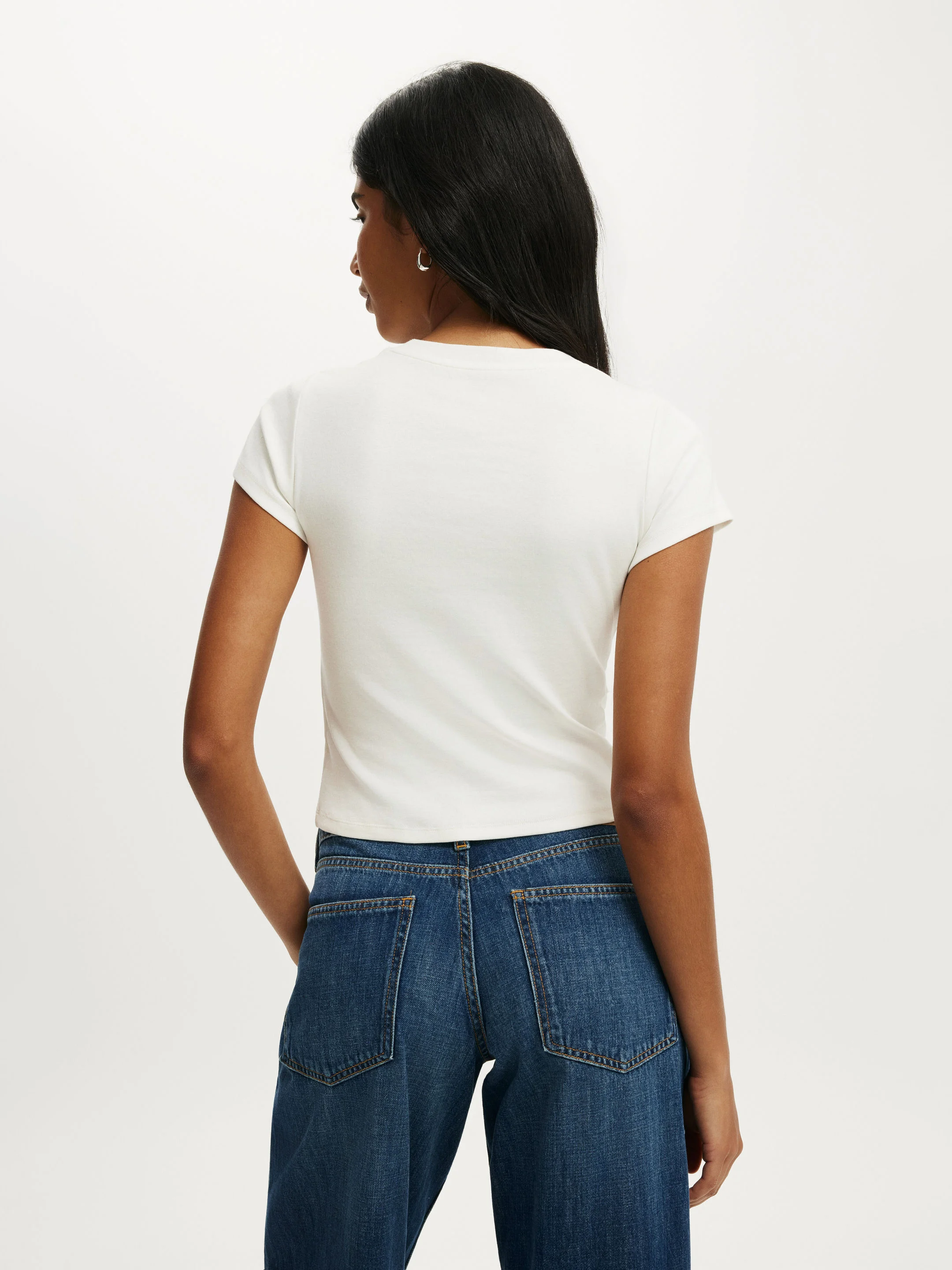 COTTON ON Áo Thun Ngắn Tay Nữ-The Tiny Graphic Tee