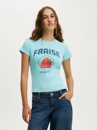 COTTON ON Áo Thun Ngắn Tay Nữ - The Tiny Graphic Tee