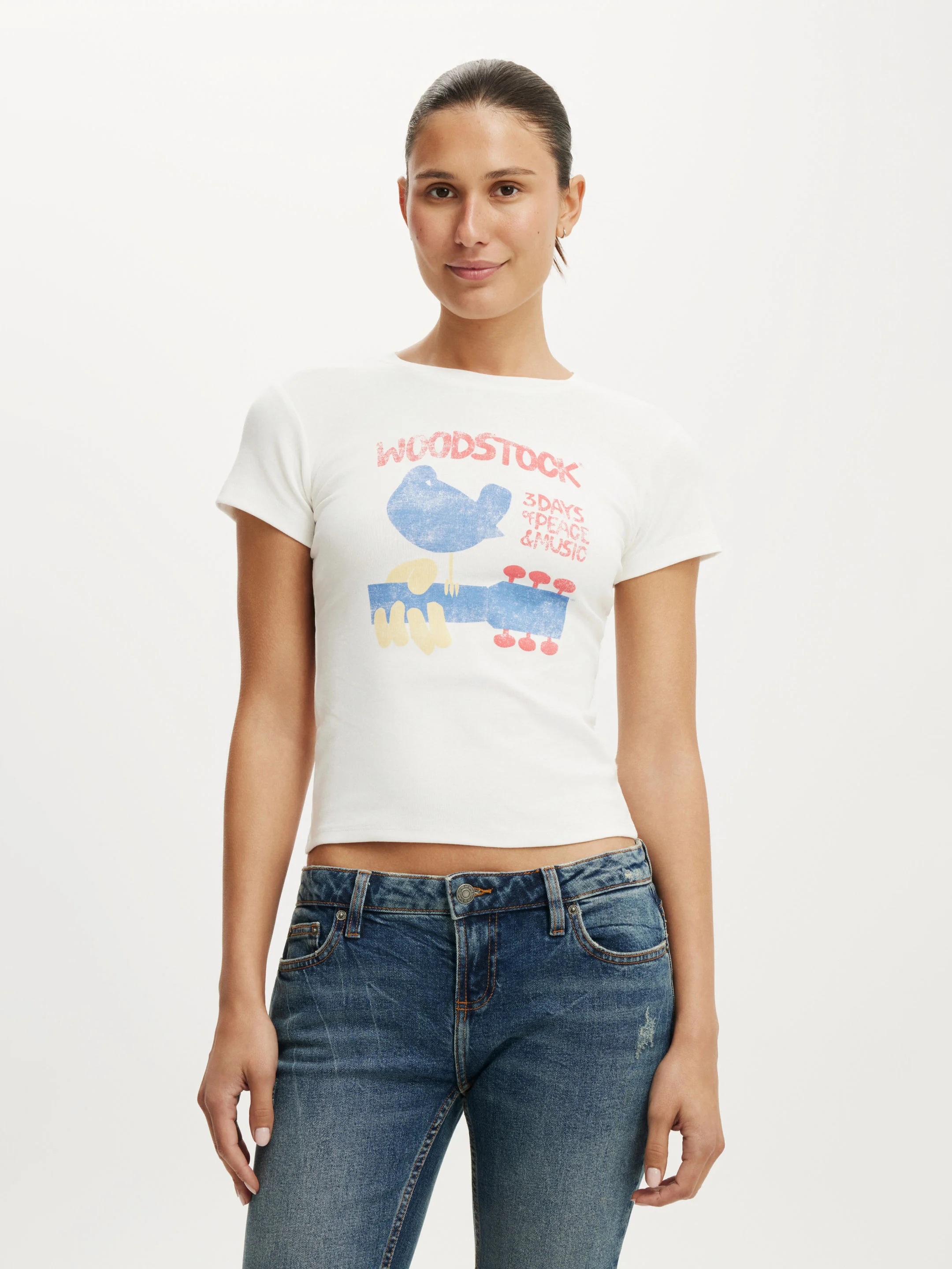 COTTON ON Áo Thun Có Họa Tiết Nữ - The Lcn Graphic Tiny Tee