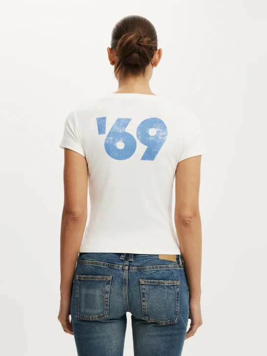 COTTON ON Áo Thun Có Họa Tiết Nữ - The Lcn Graphic Tiny Tee
