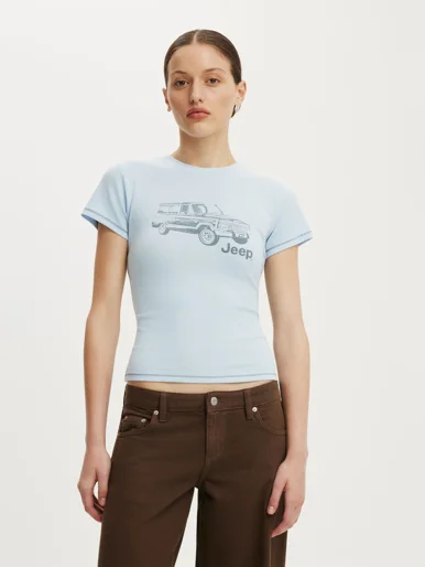 COTTON ON Áo Thun Có Họa Tiết Nữ - The Lcn Graphic Tiny Tee