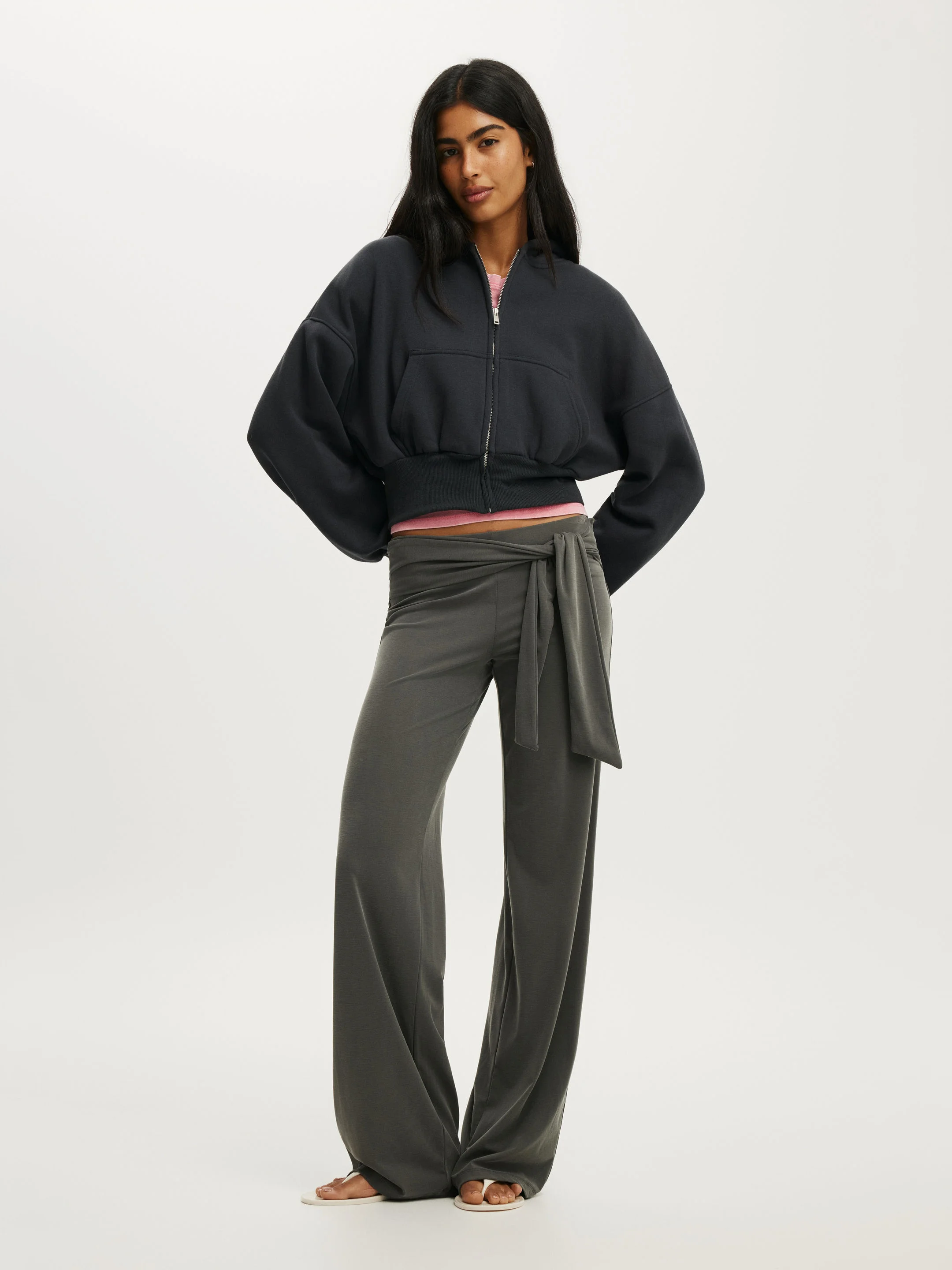 COTTON ON Áo Khoác Dài Tay Nữ - Oversized Zip Through Hoodie