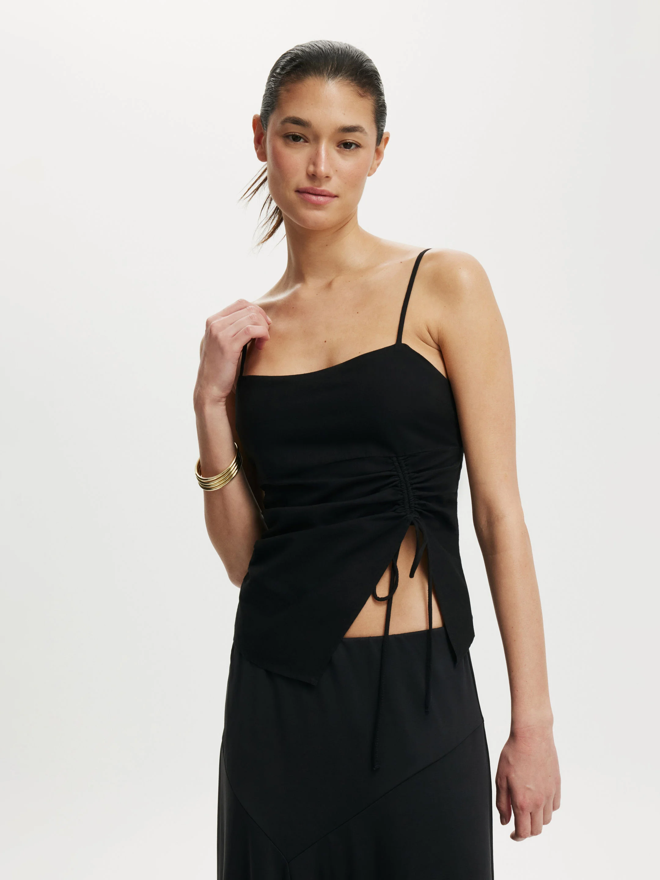 COTTON ON Áo Kiểu Hai Dây Nữ - Mikayla Rouched Cami