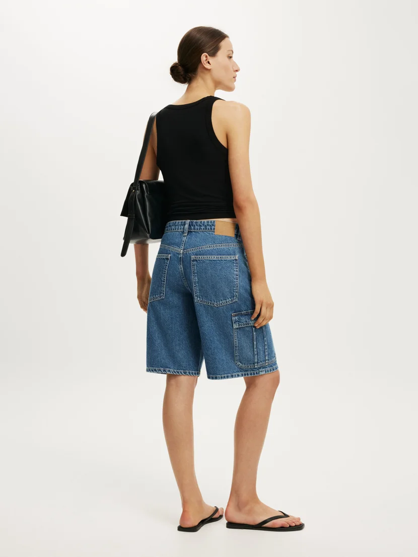 COTTON ON Quần Jeans Ngắn Nữ - Baggy Denim Short