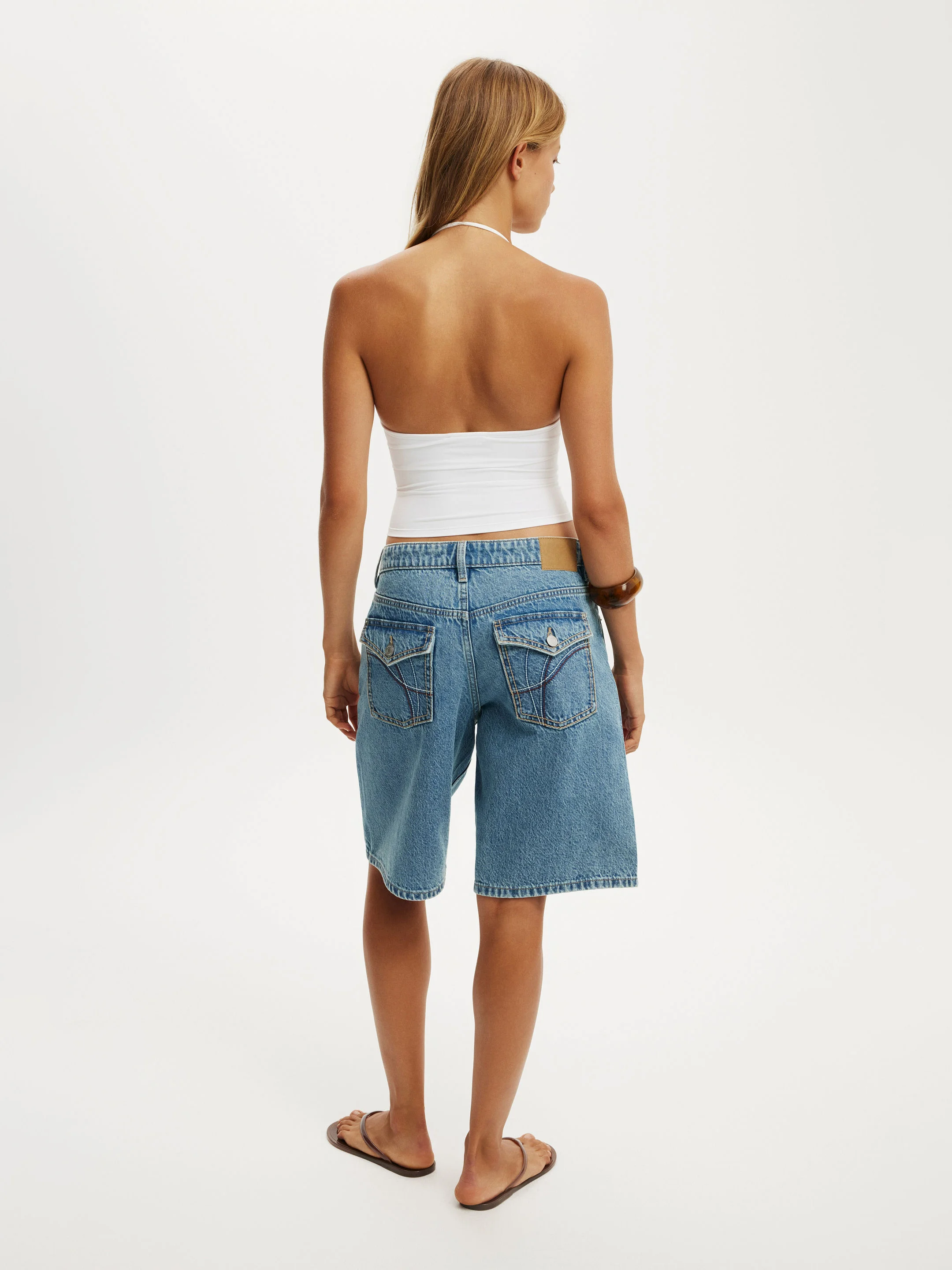 COTTON ON Quần Jeans Ngắn Nữ-Baggy Denim Short