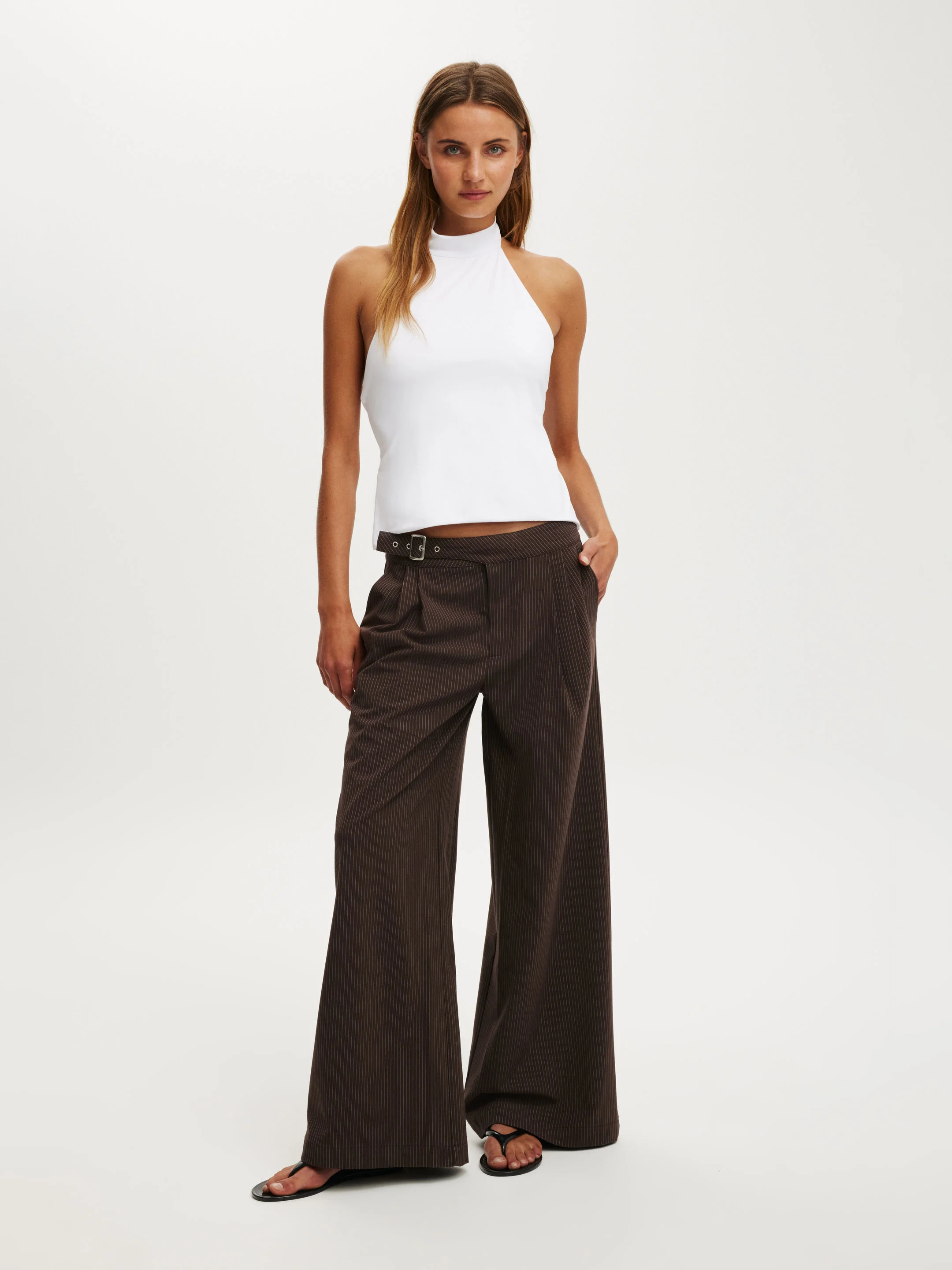 COTTON ON Quần Vải Dài Nữ - Isla Low Rise Suiting Pant