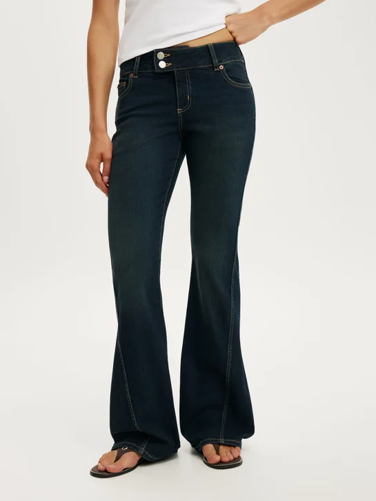 COTTON ON Quần Jeans Dài Nữ - Mid Rise Bootcut Jean