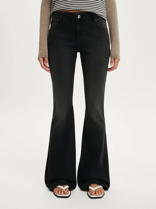 COTTON ON Quần Jeans Dài Nữ - Mid Rise Bootcut Jean