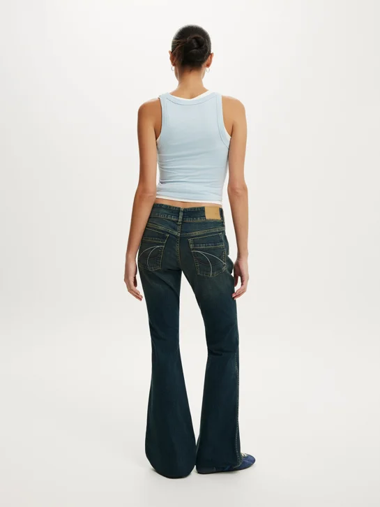 COTTON ON Quần Jeans Dài Nữ - Mid Rise Bootcut Jean