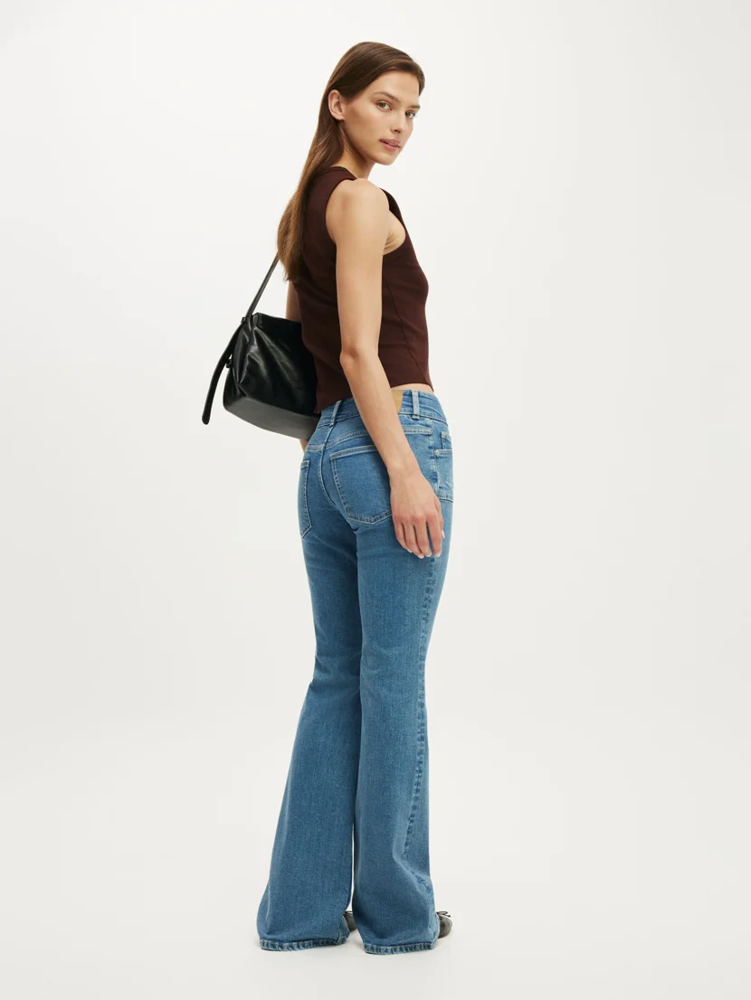 COTTON ON Quần Jeans Dài Nữ - Mid Rise Bootcut Jean